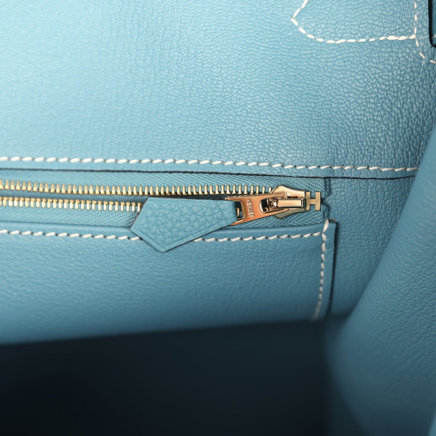 Hermès Birkin 40 Blue Jean Togo — view 9