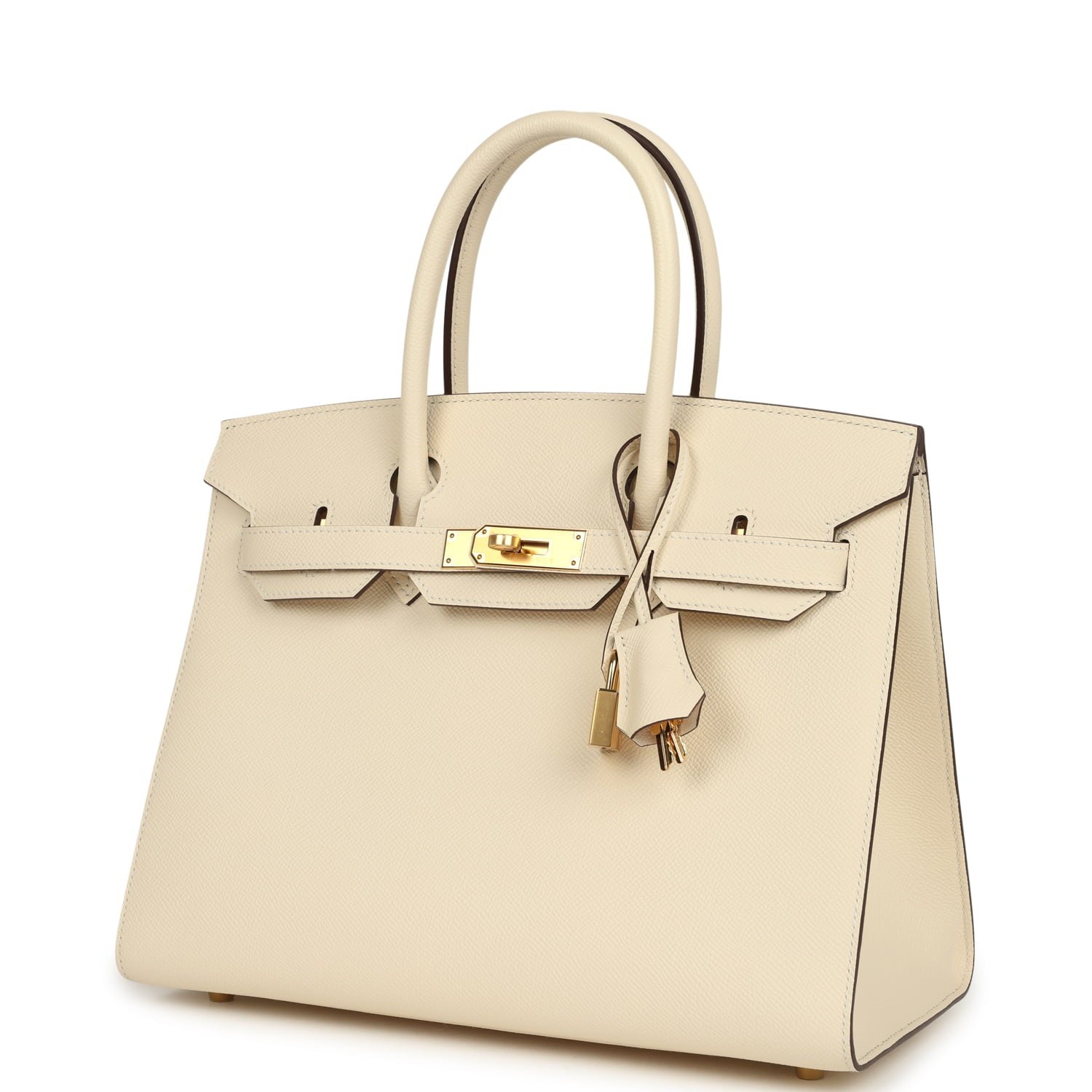 Hermès Birkin Sellier 30 Nata Epsom Gold — view 3
