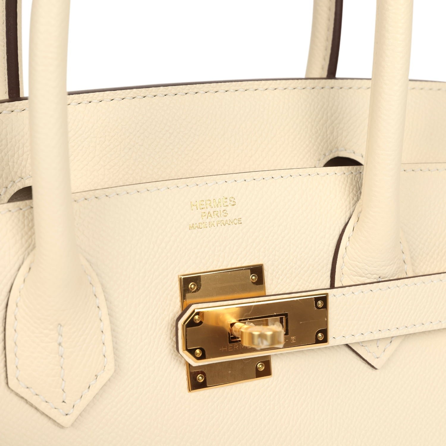 Hermès Birkin Sellier 30 Nata Epsom Gold — view 7