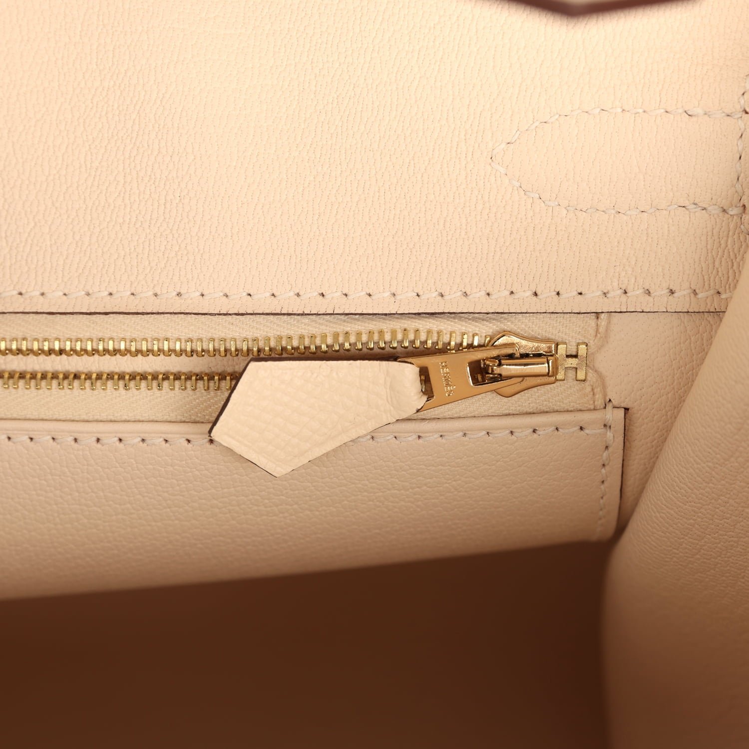 Hermès Birkin Sellier 30 Nata Epsom Gold — view 9