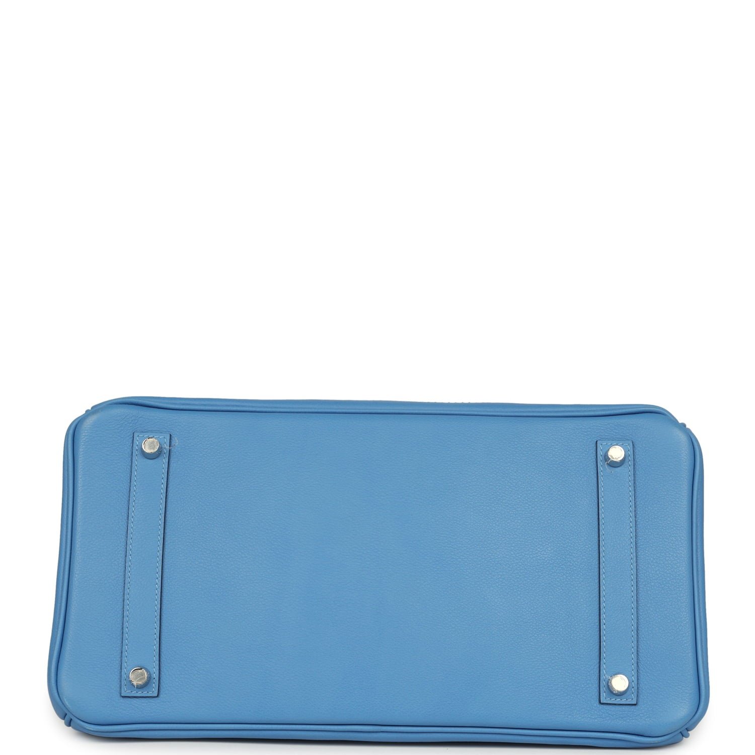 Pre-Owned Hermès Birkin Ghillies 35 Bleu Paradise — view 6