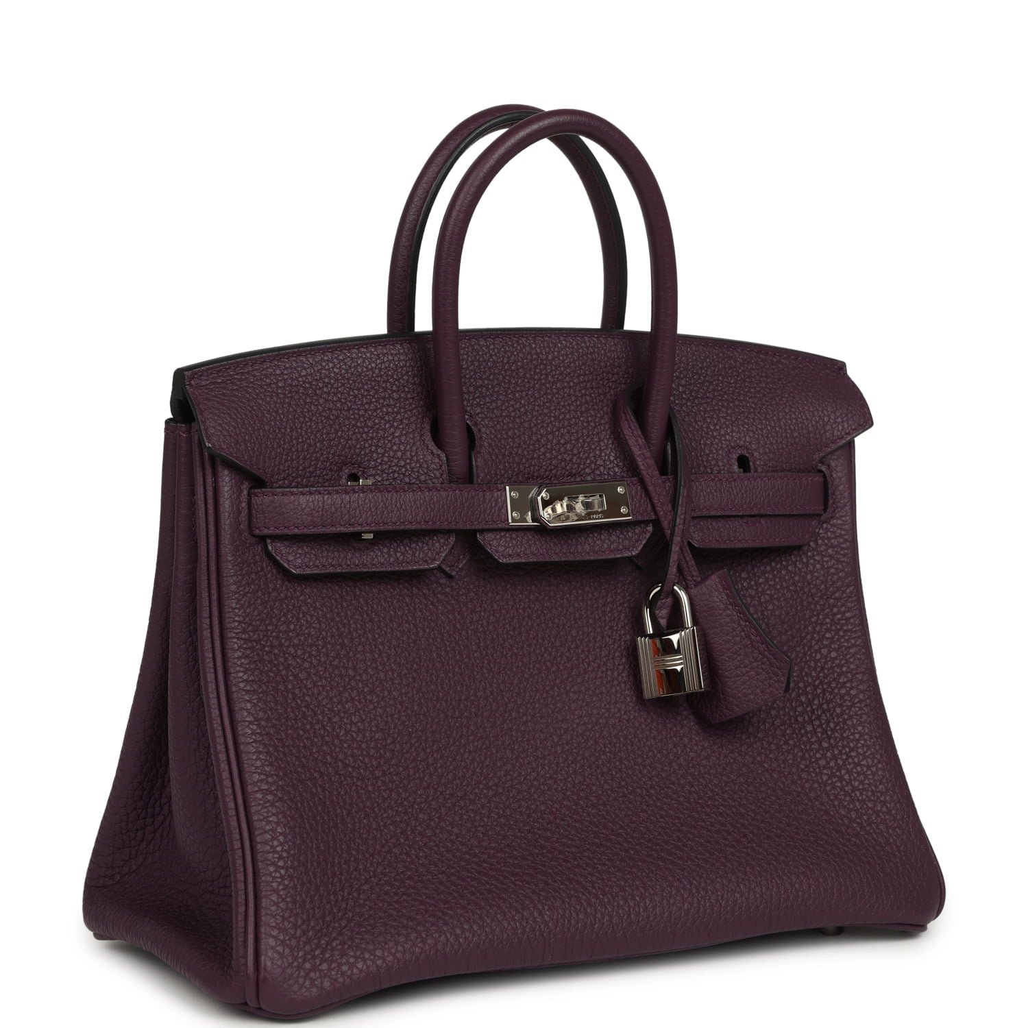 Pre-Owned Hermès Birkin 25 Raisin Togo — view 2