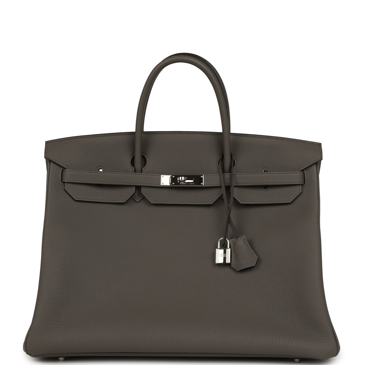 Pre-Owned Hermès Birkin 40 Etain Togo