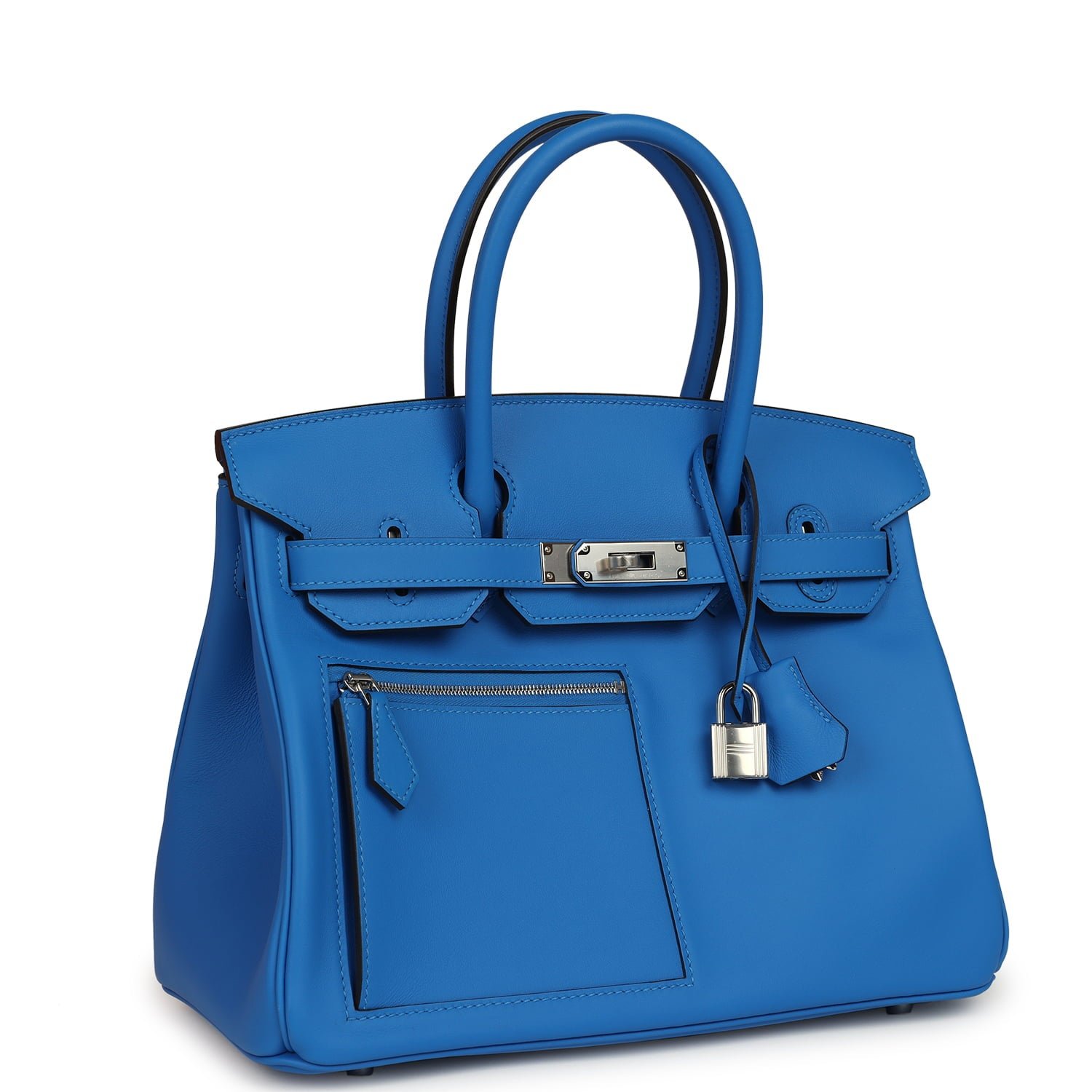 Hermès Colormatic Birkin 30 Bleu Hydra Swift — view 2