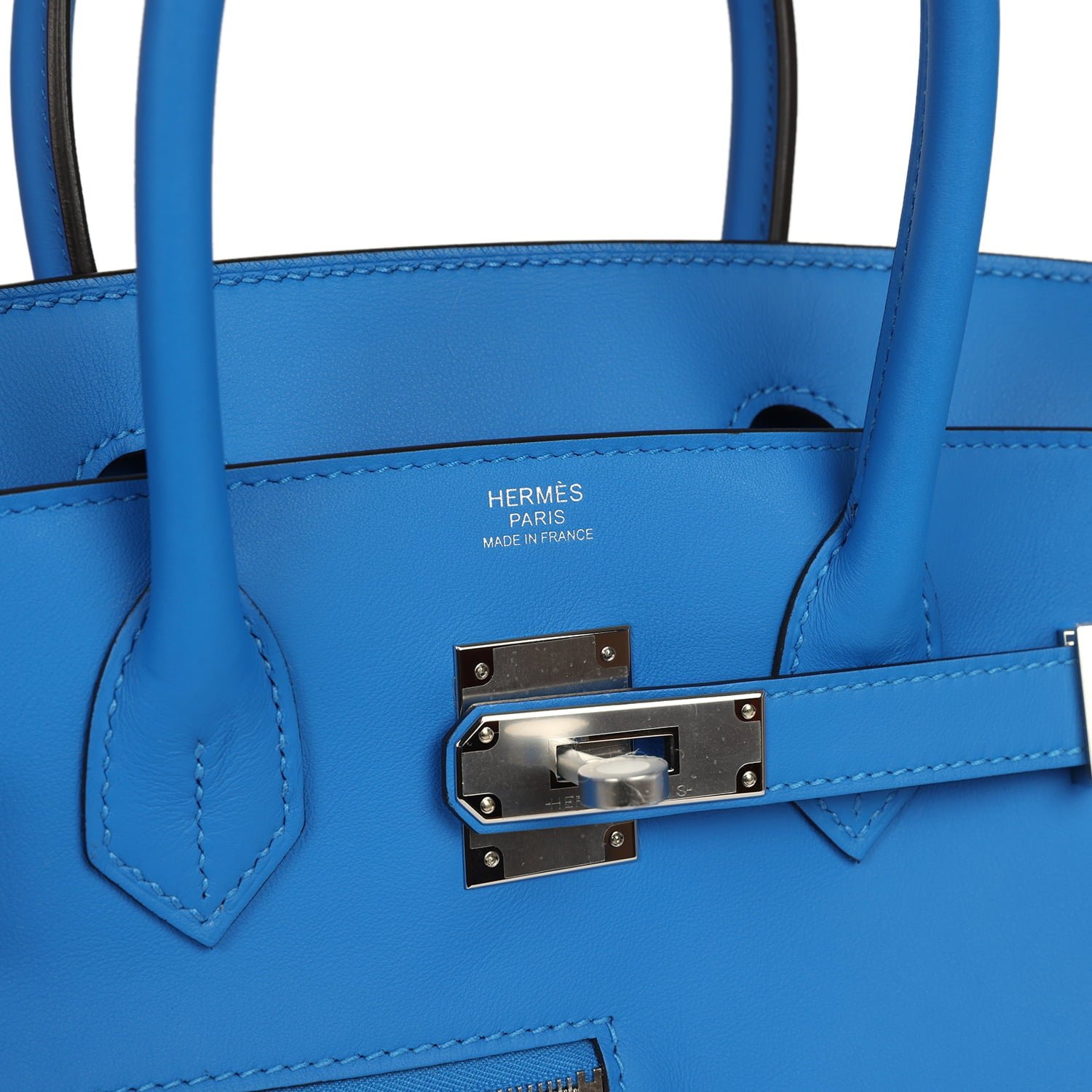 Hermès Colormatic Birkin 30 Bleu Hydra Swift — view 8