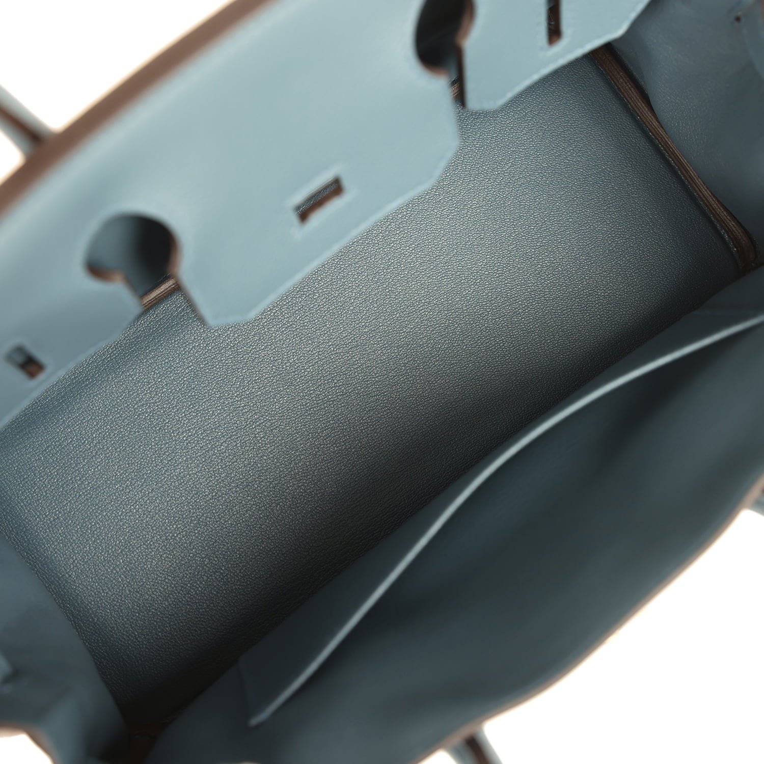 Hermès Shoulder Birkin Light 29 Evercolor Palladium — view 8