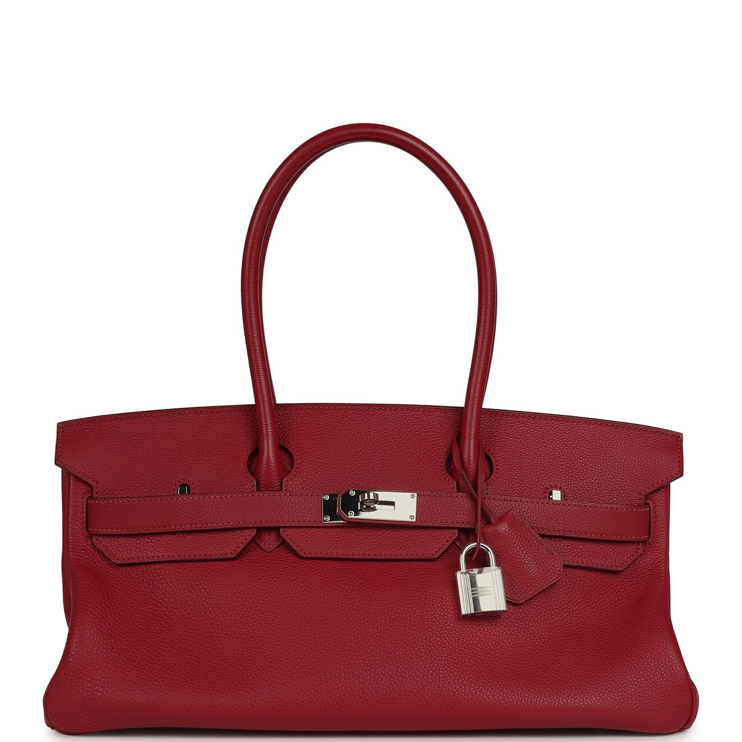 Vintage Hermès Shoulder Birkin JPG 42 Rubis Togo