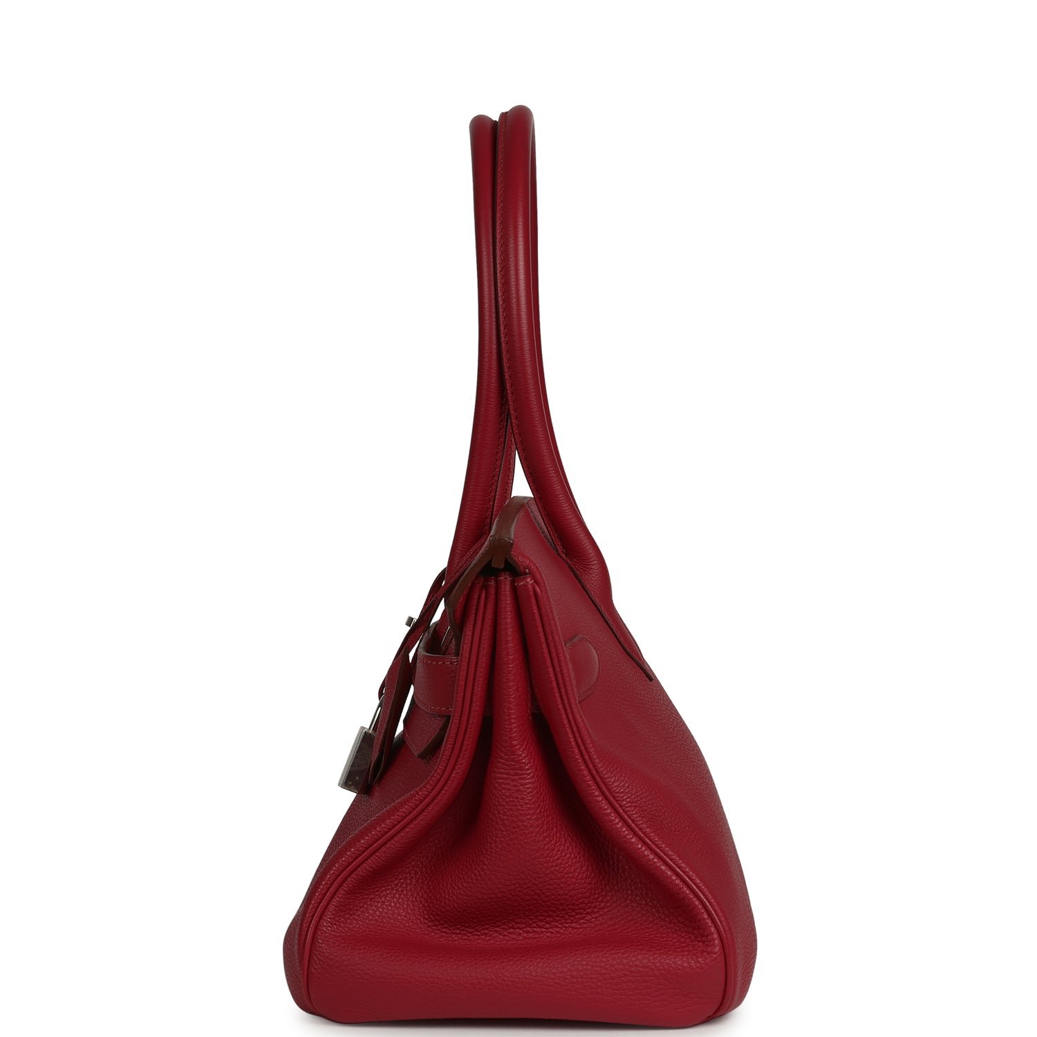 Vintage Hermès Shoulder Birkin JPG 42 Rubis Togo — view 4