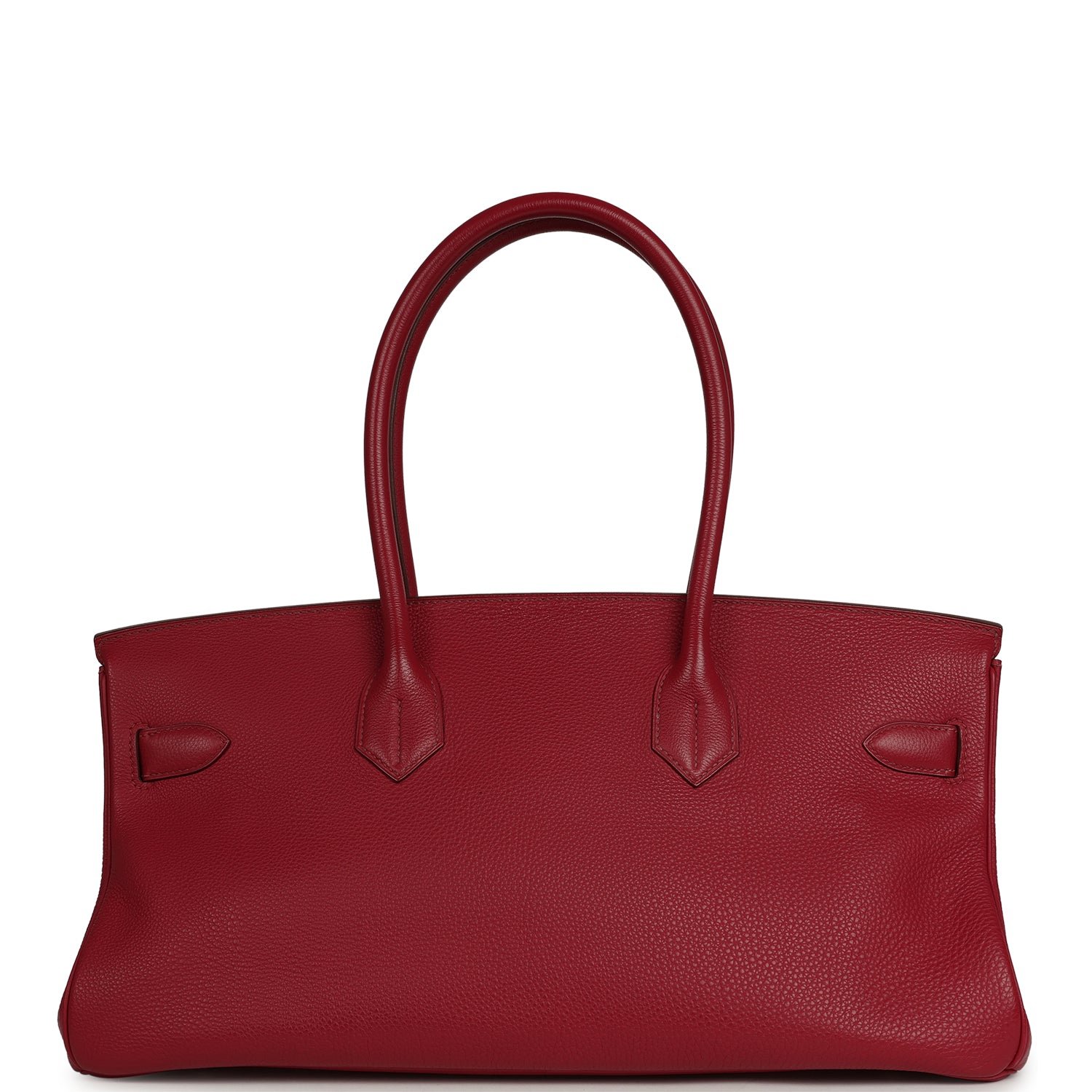 Vintage Hermès Shoulder Birkin JPG 42 Rubis Togo — view 5
