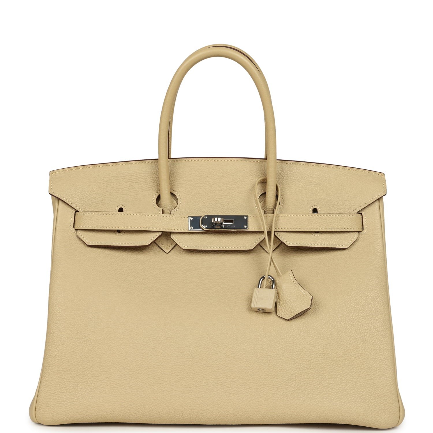 Pre-Owned Hermès Birkin 35 Parchemin Togo