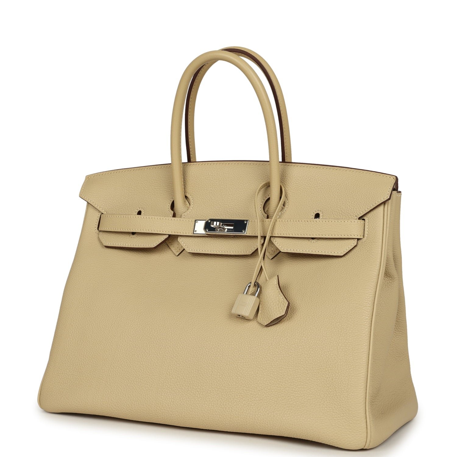 Pre-Owned Hermès Birkin 35 Parchemin Togo — view 3
