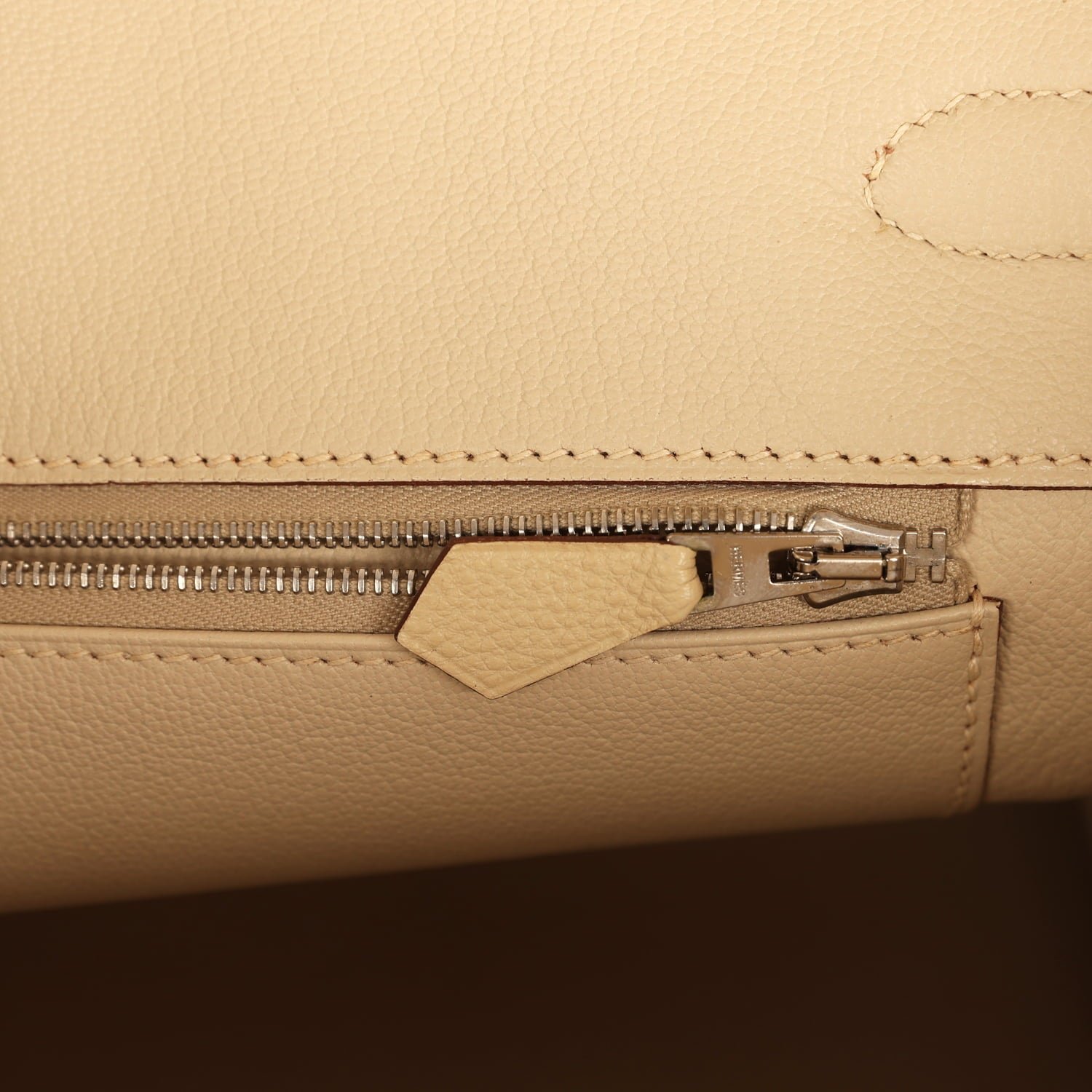 Pre-Owned Hermès Birkin 35 Parchemin Togo — view 9