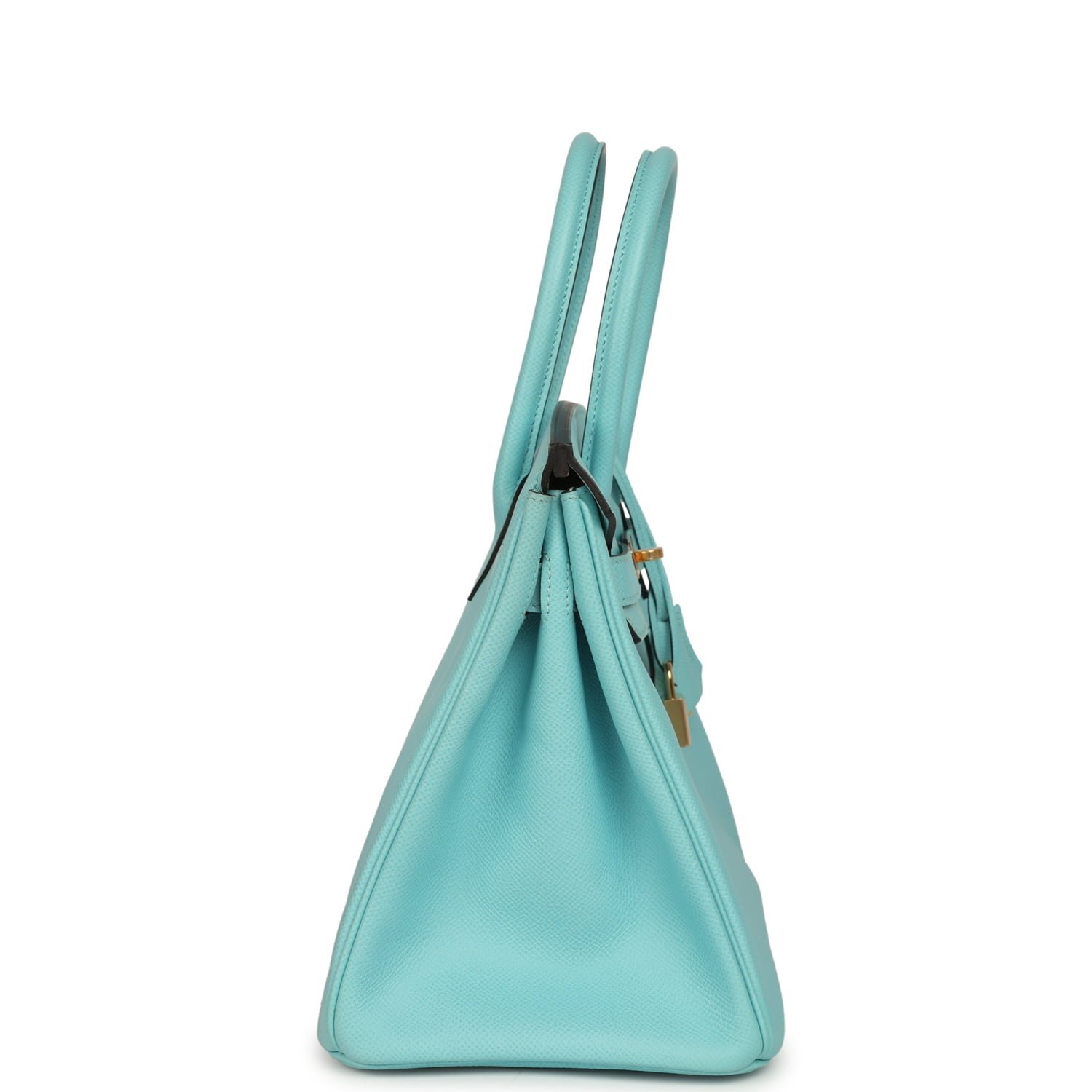Pre-Owned Hermès Birkin 30 Bleu Atoll Epsom — view 4
