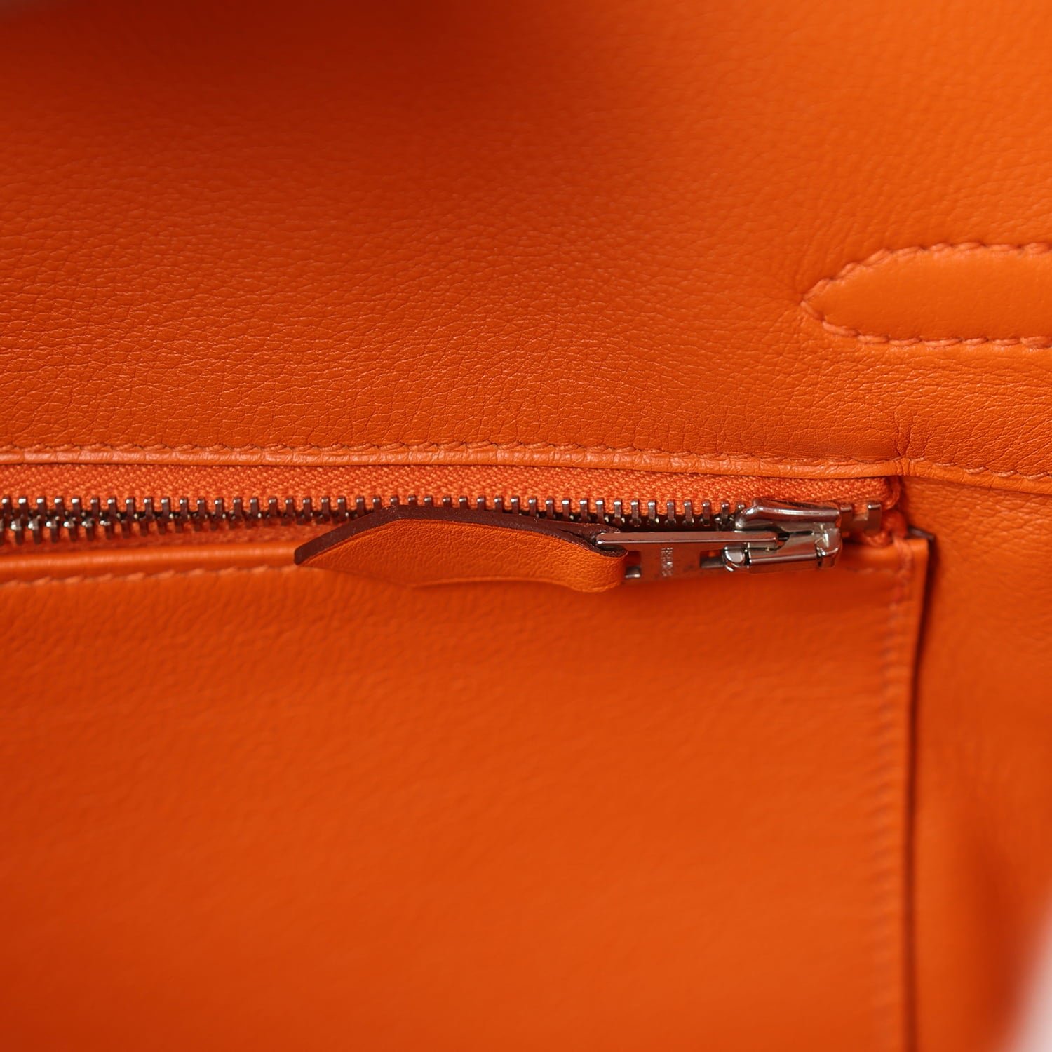 Pre-Owned Hermès Birkin 25 Orange Swift — view 7