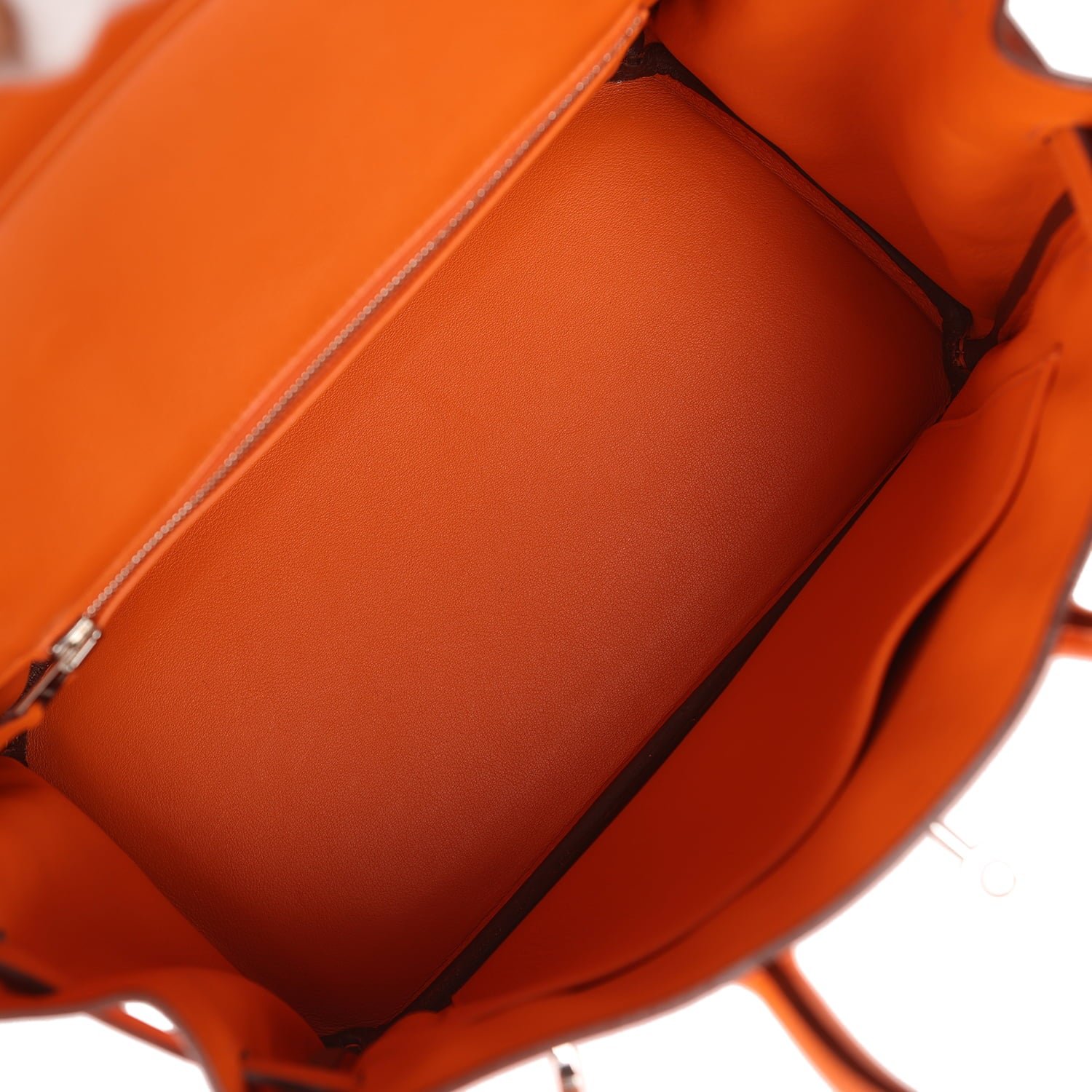 Pre-Owned Hermès Birkin 25 Orange Swift — view 8