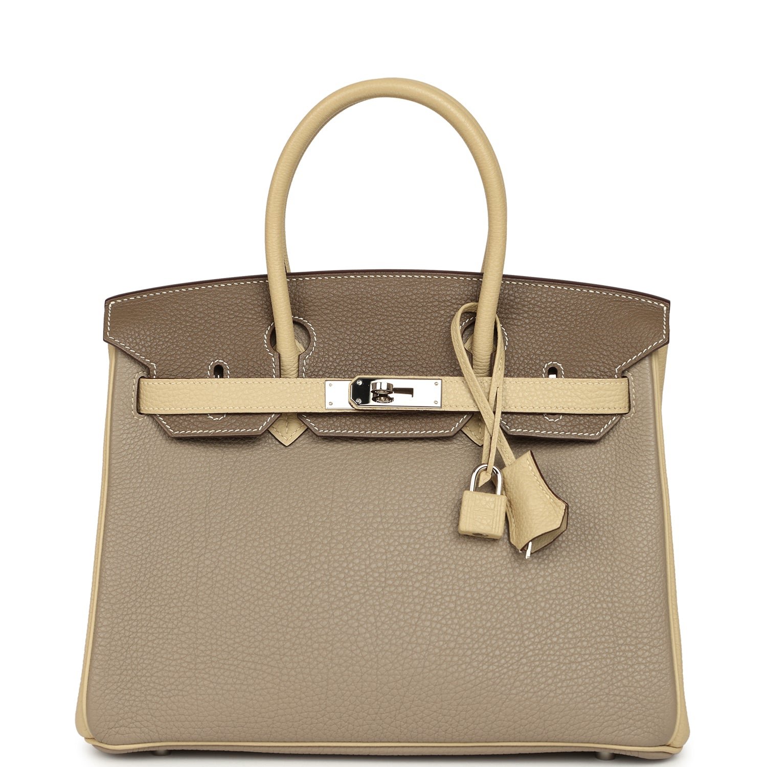 Pre-Owned Hermès Birkin 30 Gris Tourterelle Togo