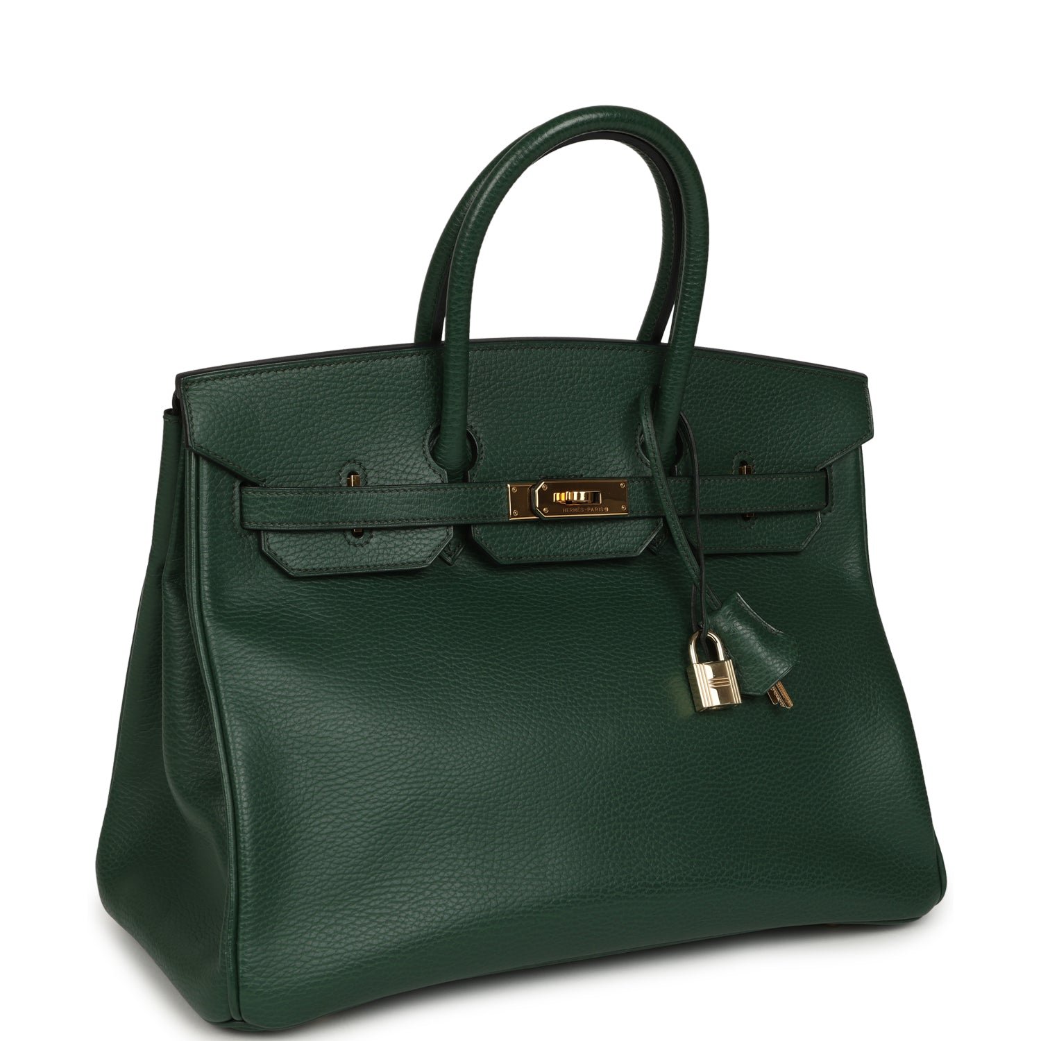 Vintage Hermès Birkin 35 Vert Anglais Ardennes — view 2