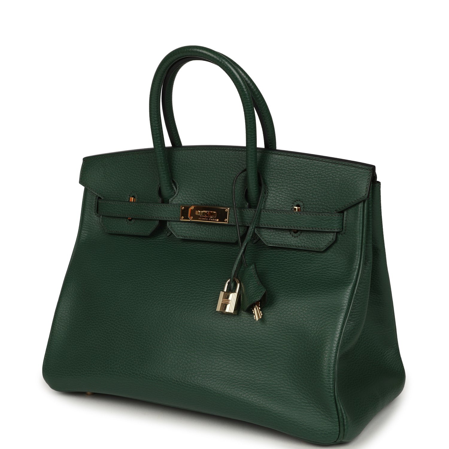 Vintage Hermès Birkin 35 Vert Anglais Ardennes — view 3