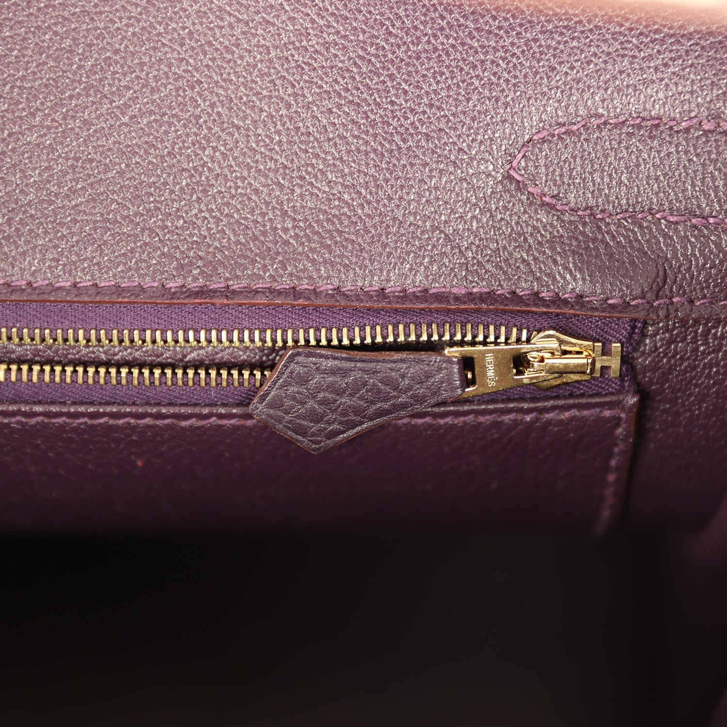 Hermès Birkin 30 Raisin Togo — view 9