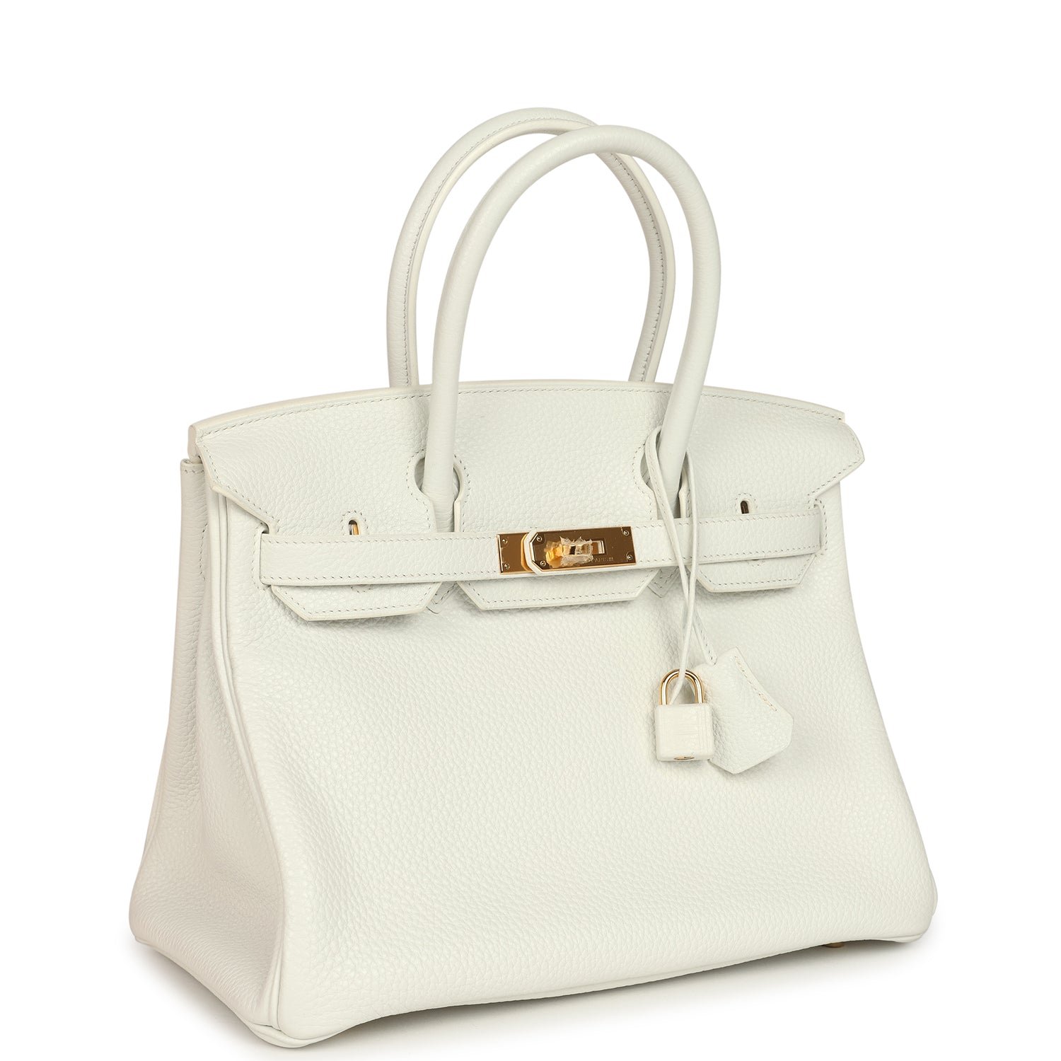 Hermès Birkin 30 White Clemence — view 2