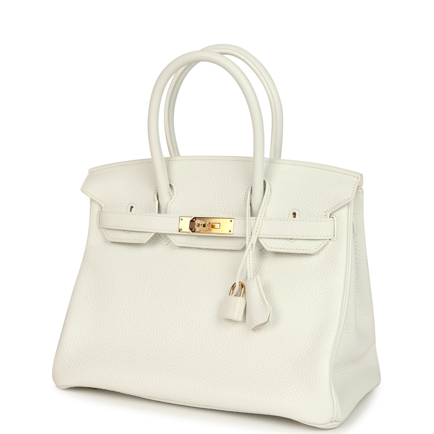 Hermès Birkin 30 White Clemence — view 5