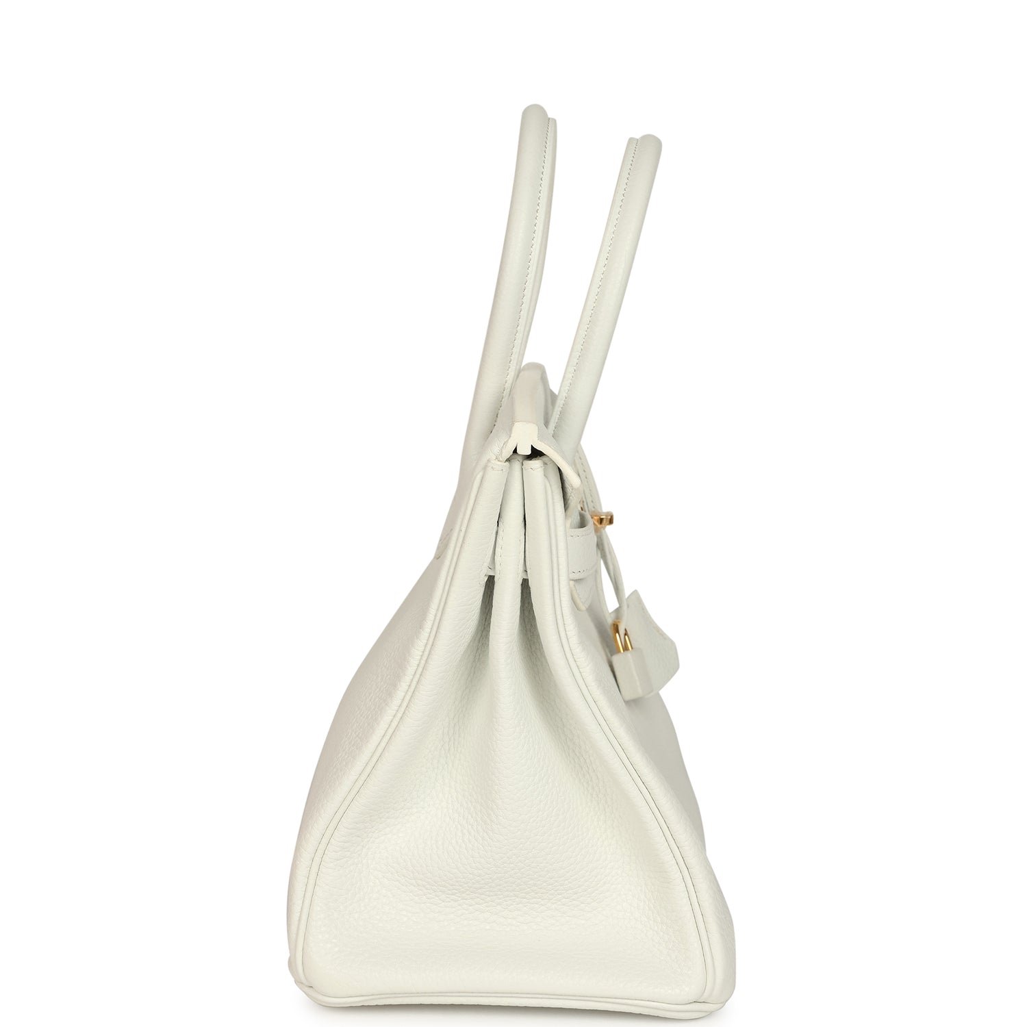 Hermès Birkin 30 White Clemence — view 3
