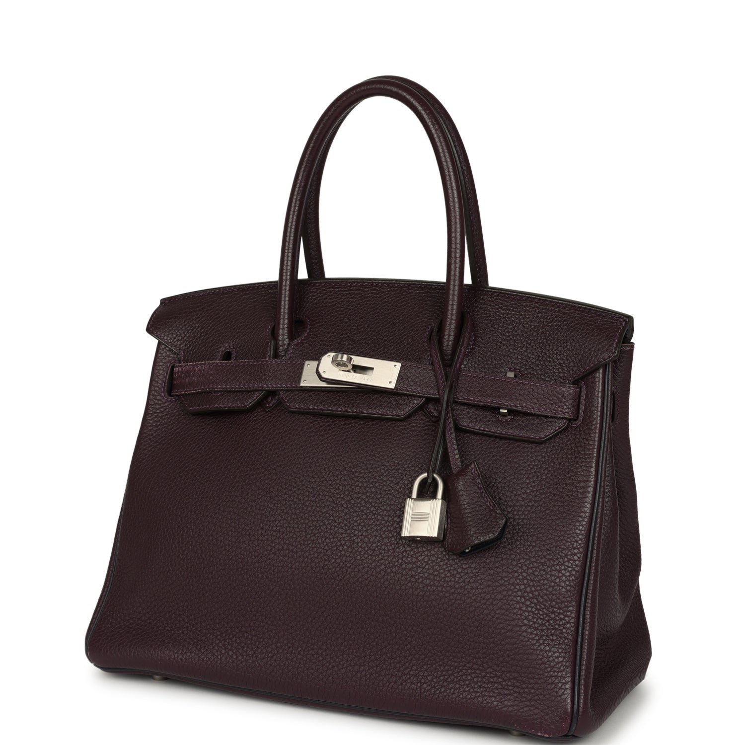 Pre-Owned Hermès Birkin 30 Raisin Togo — view 3