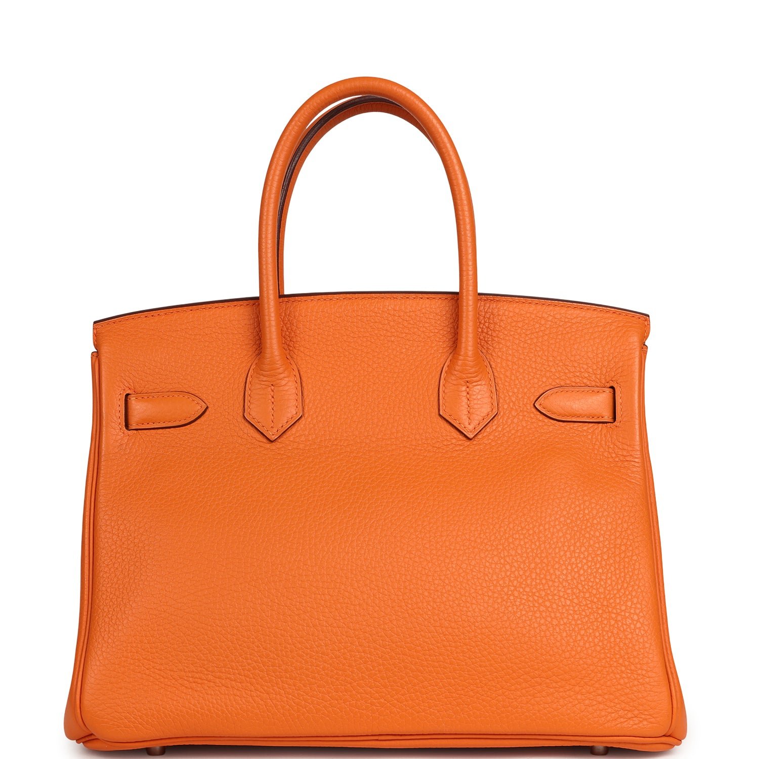 Pre-Owned Hermès Birkin 30 Orange Clemence — view 5