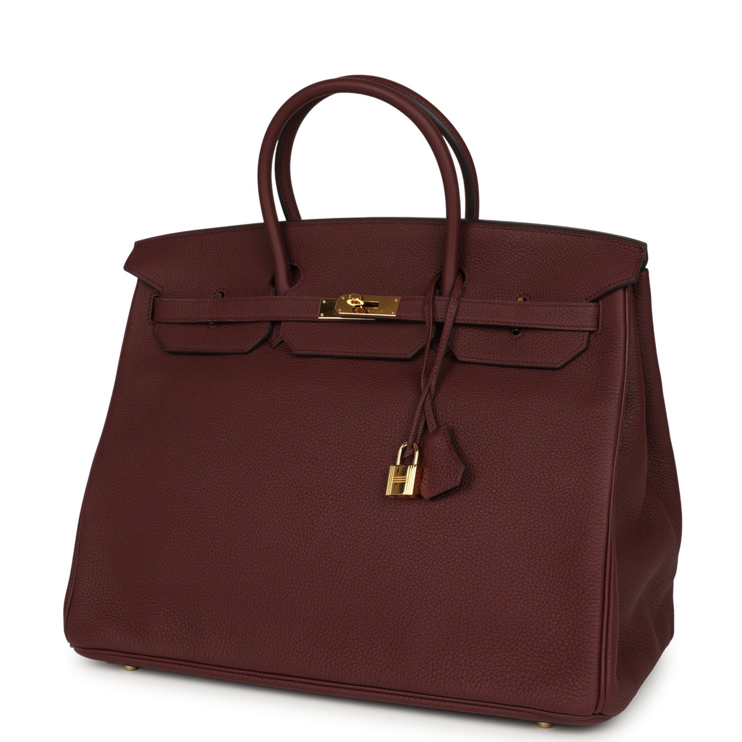 Pre-Owned Hermès Birkin 40 Bordeaux Togo — view 3