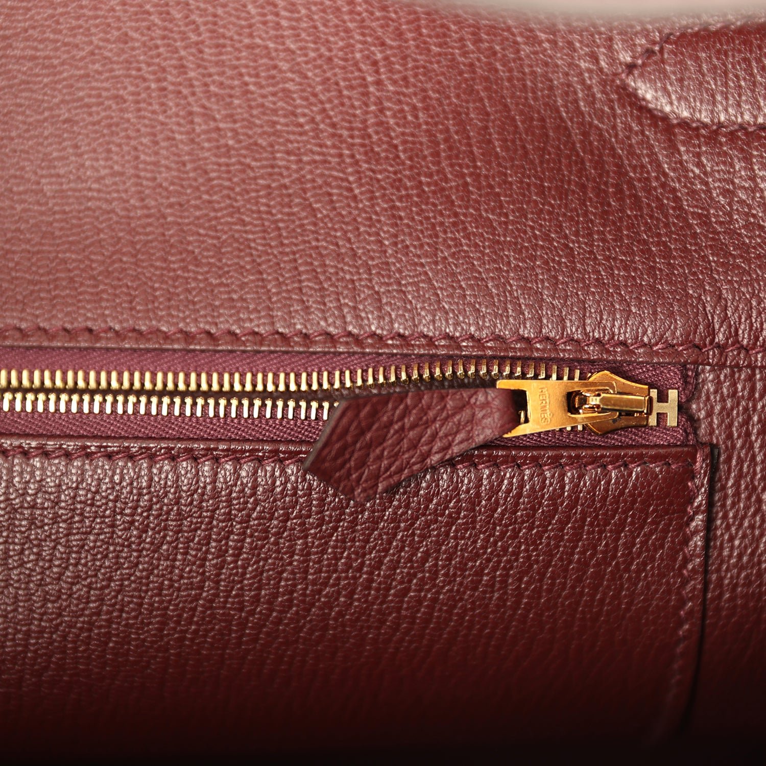 Pre-Owned Hermès Birkin 40 Bordeaux Togo — view 9