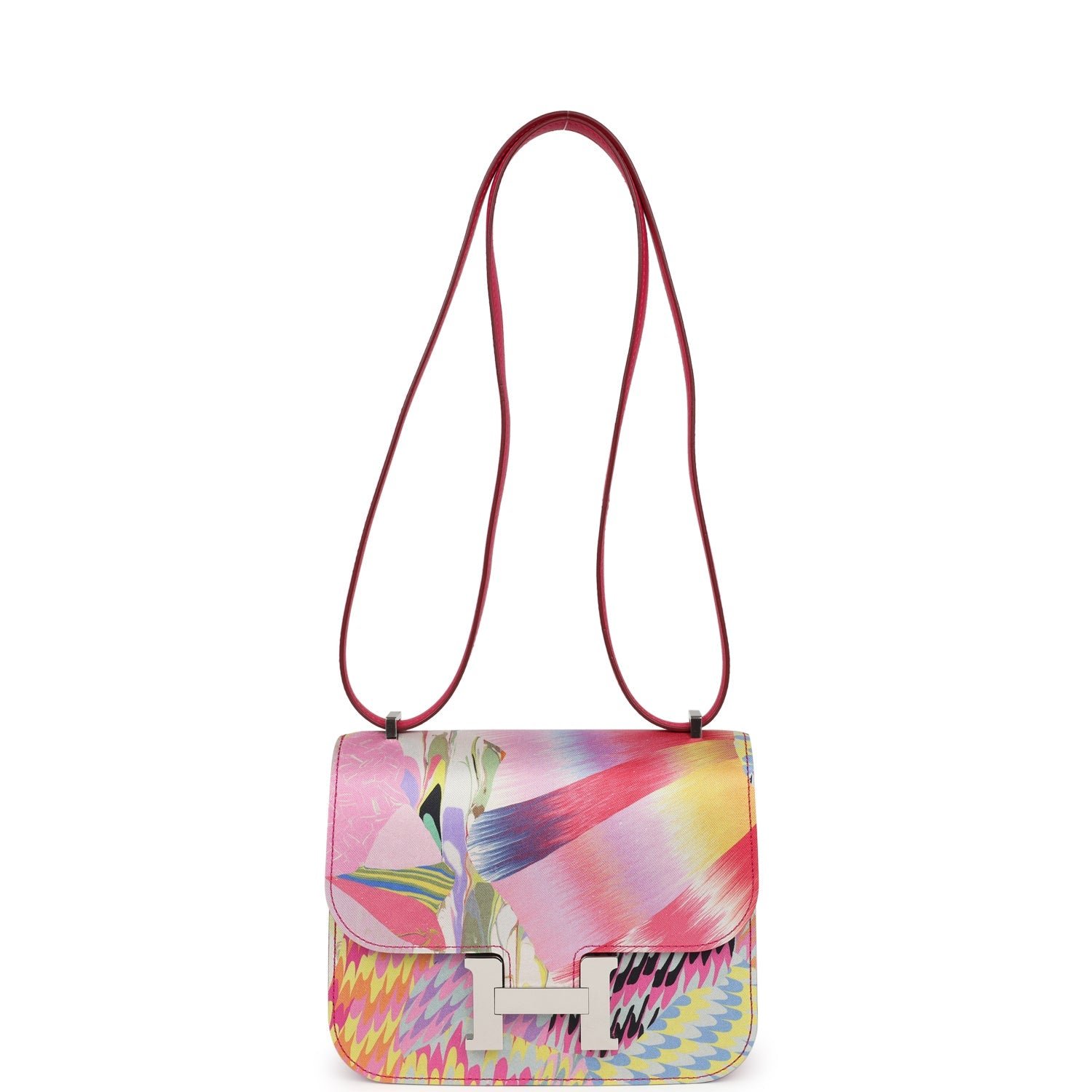 Pre-Owned Hermès Constance 18 Rose Mexico Swift — view 7