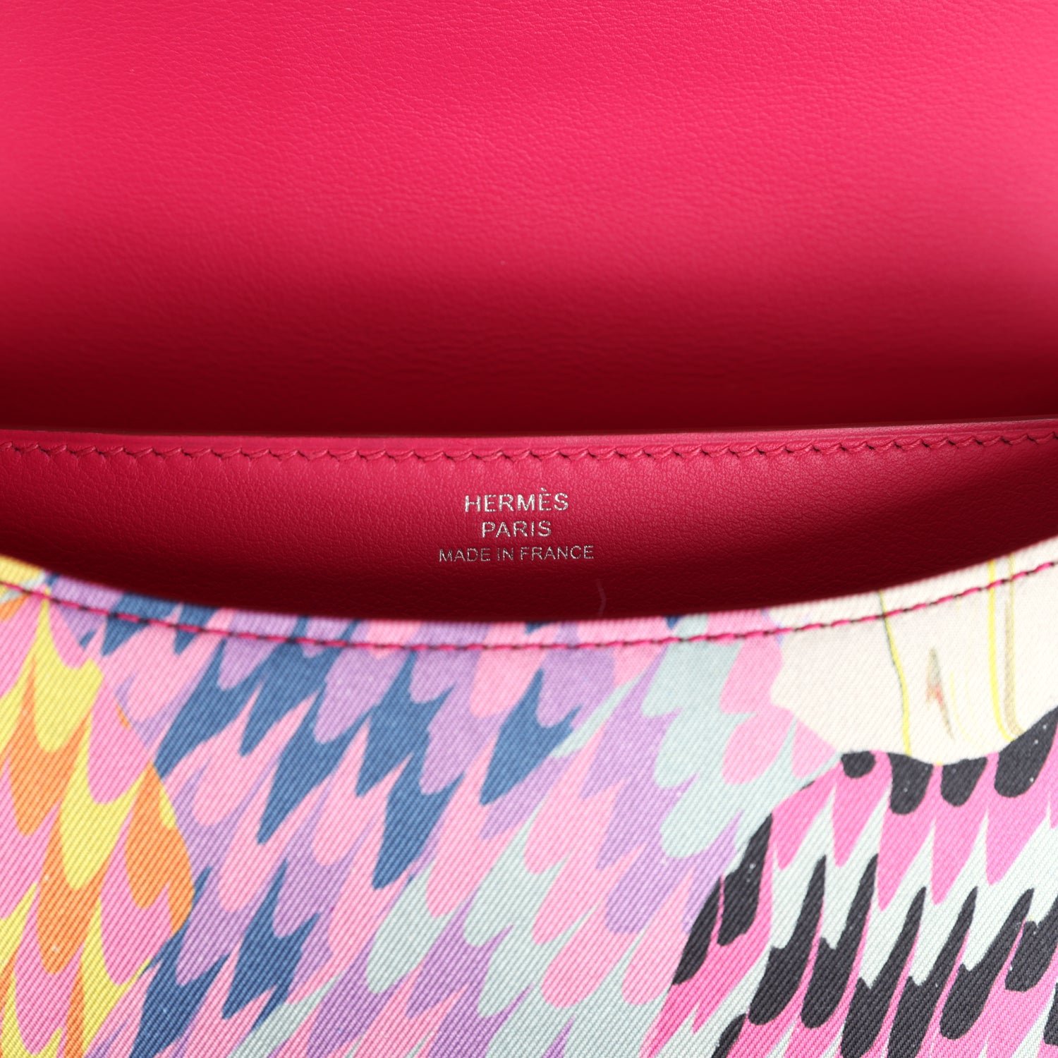 Pre-Owned Hermès Constance 18 Rose Mexico Swift — view 8