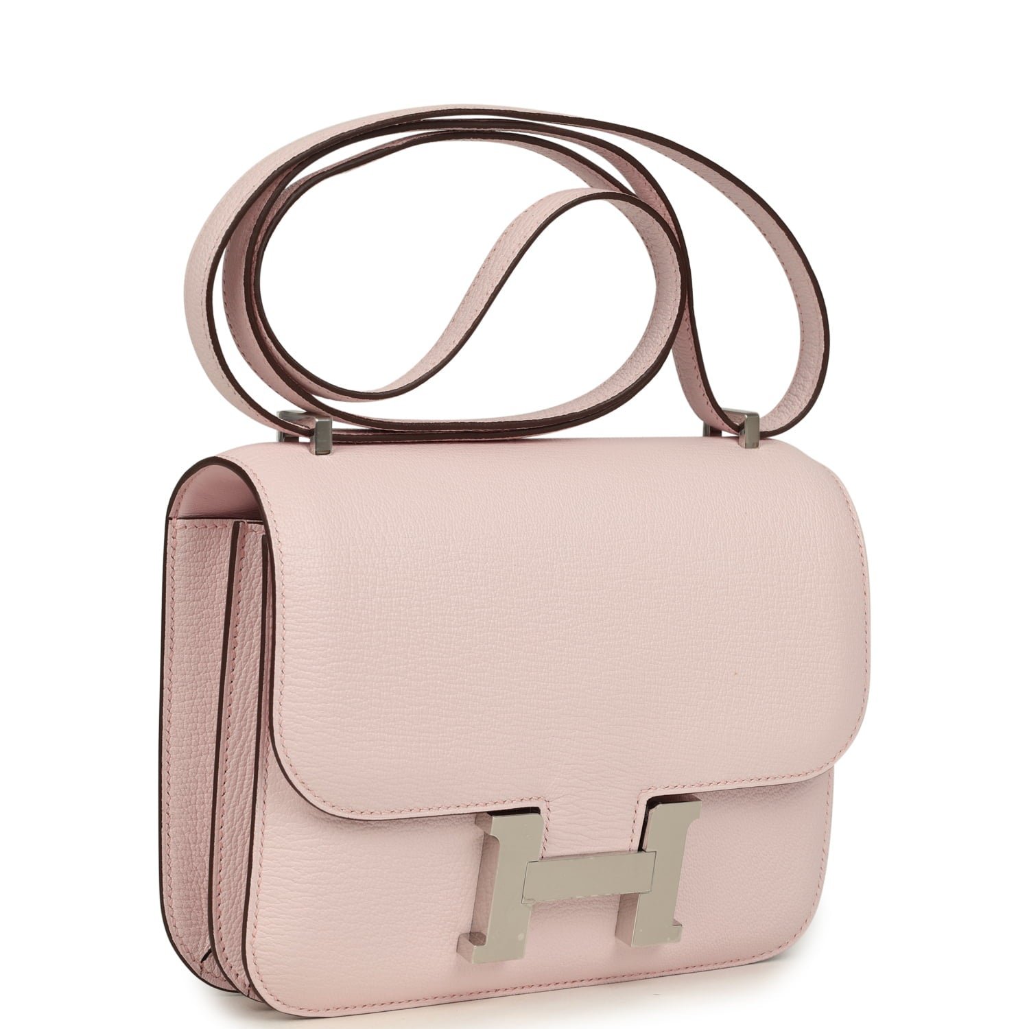 Hermès Constance 18 Rose Darling Chevre Mysore — view 2