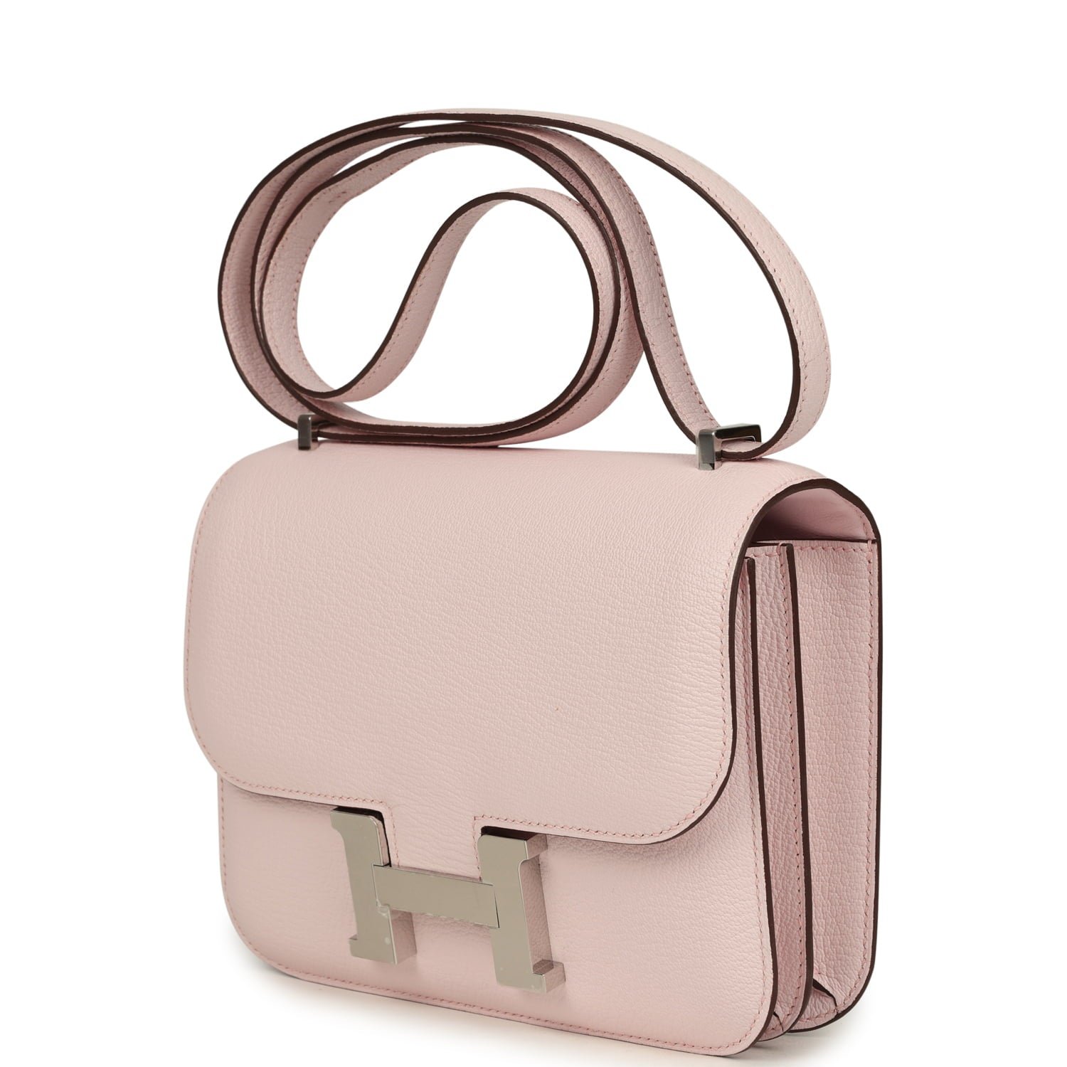 Hermès Constance 18 Rose Darling Chevre Mysore — view 3
