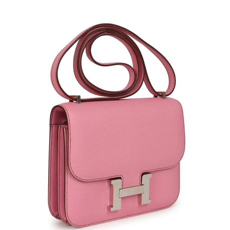 Pre-Owned Hermès Constance 18 Bubblegum Epsom for Sale — alternate view