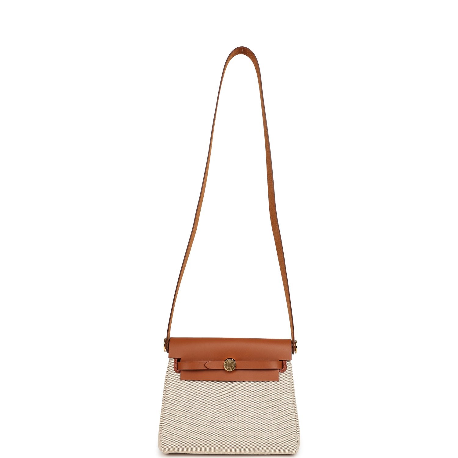 Hermès Herbag Zip 20 (Mini) Gold — view 9