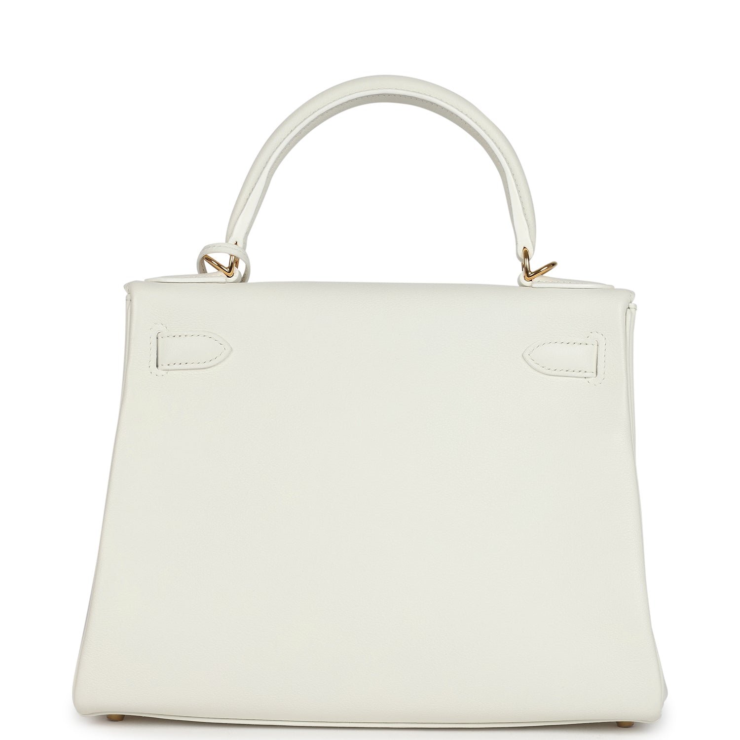 Hermès Kelly Retourne 28 White Evercolor — view 5