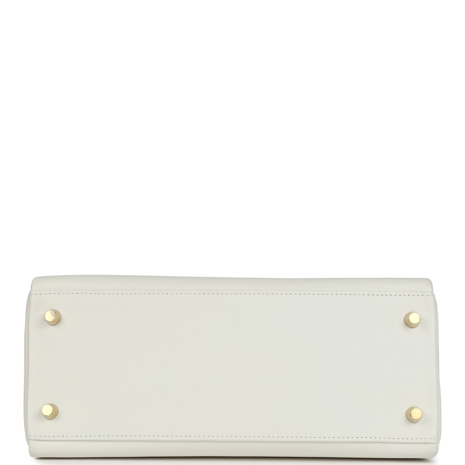 Hermès Kelly Retourne 28 White Evercolor — view 6
