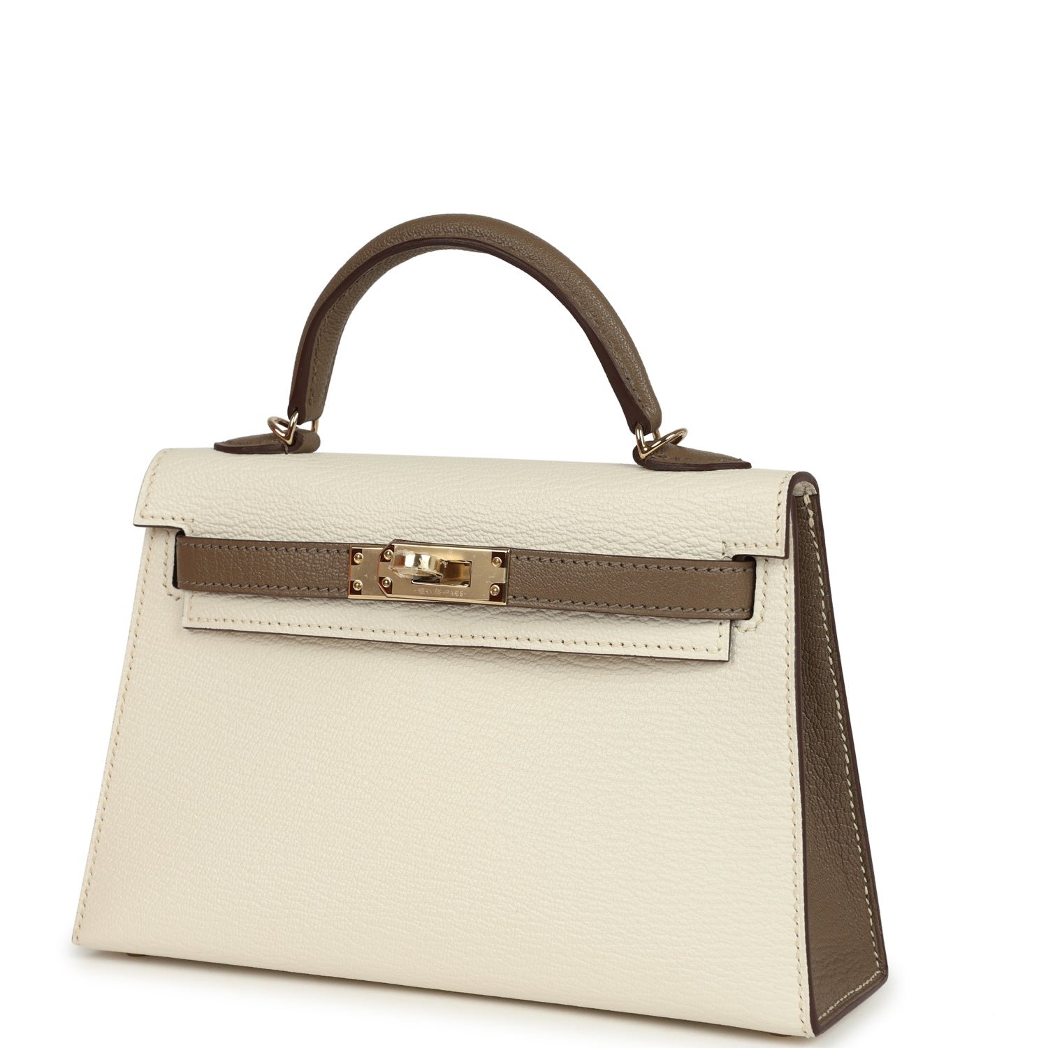 Hermès Kelly Sellier 20 Nata Chevre Mysore — view 5
