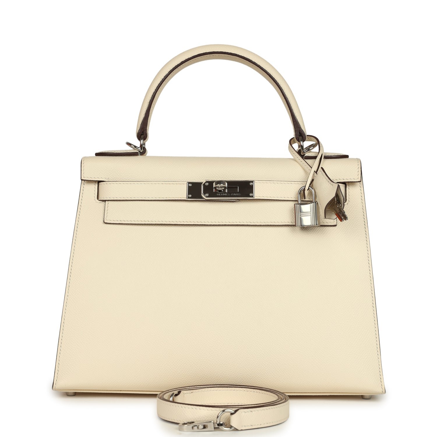 Pre-Owned Hermès Kelly Sellier 28 Nata Epsom