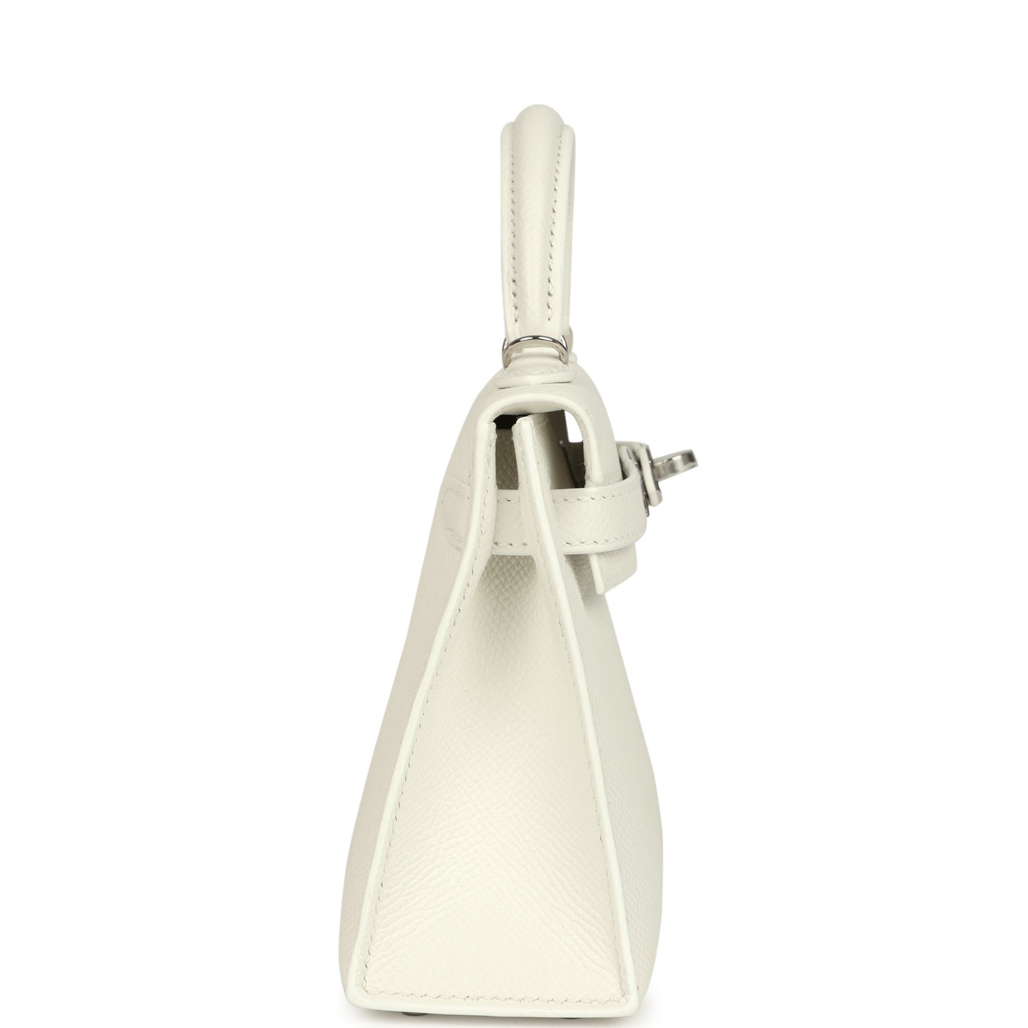 Hermès Kelly Sellier 20 New White Epsom — view 4