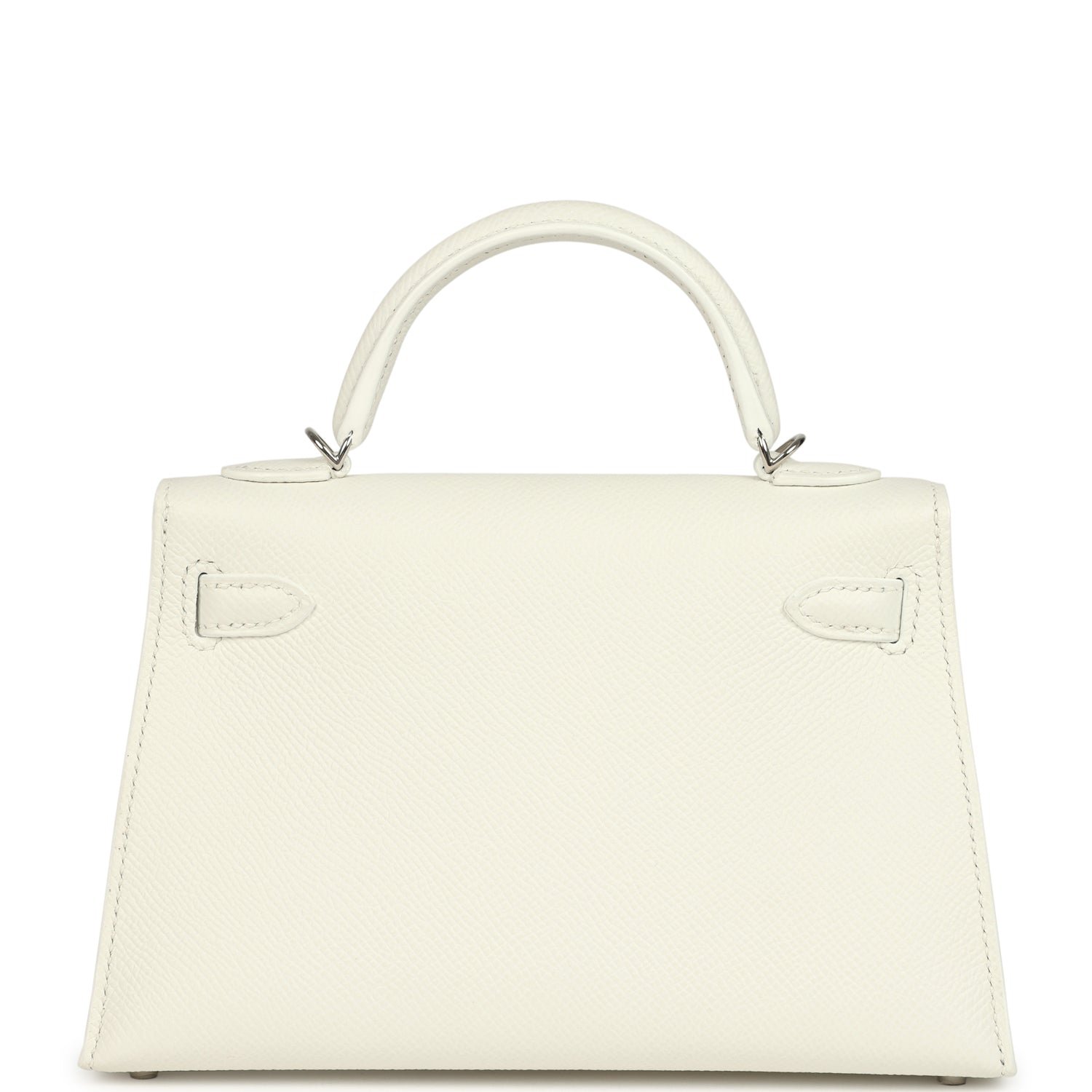 Hermès Kelly Sellier 20 New White Epsom — view 5