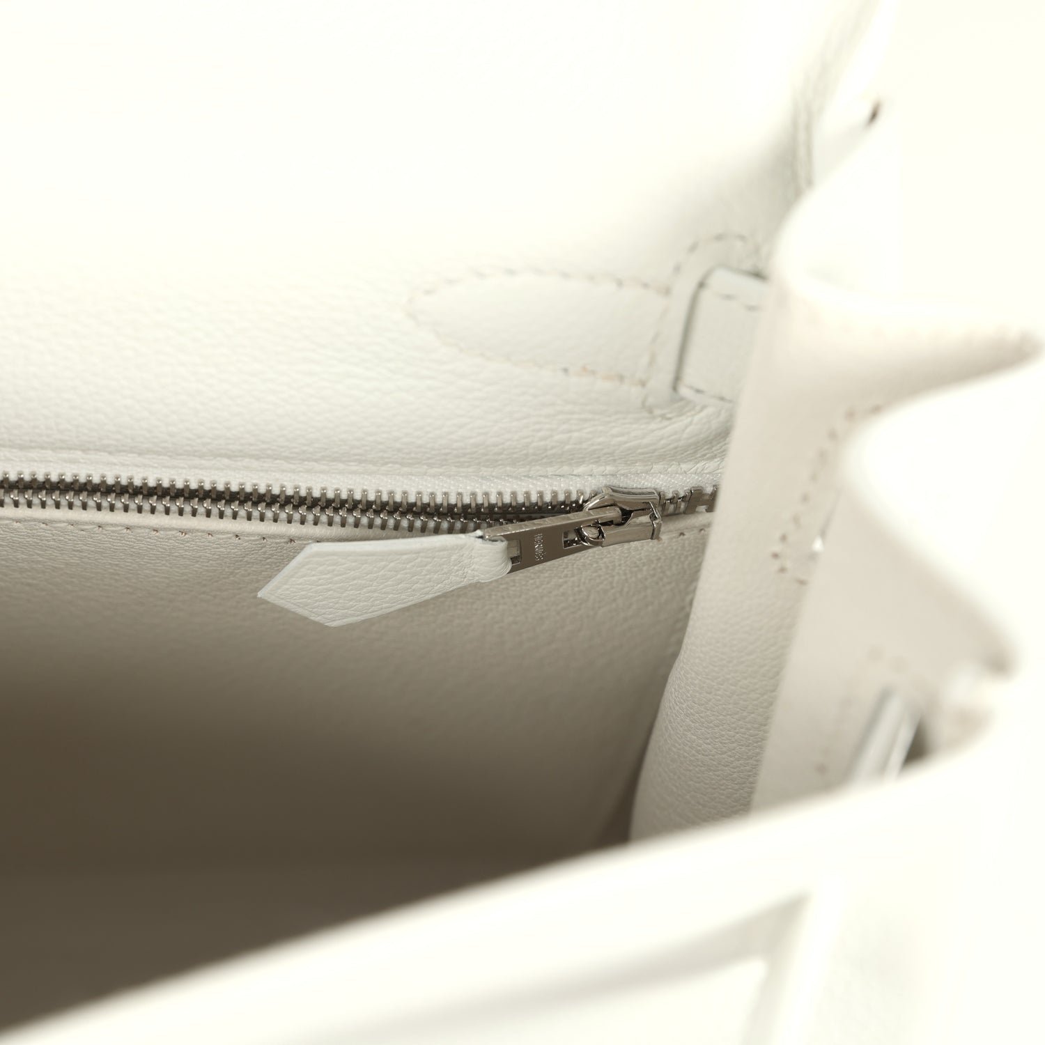 Hermès Kelly Retourne 28 New White Evercolor — view 7