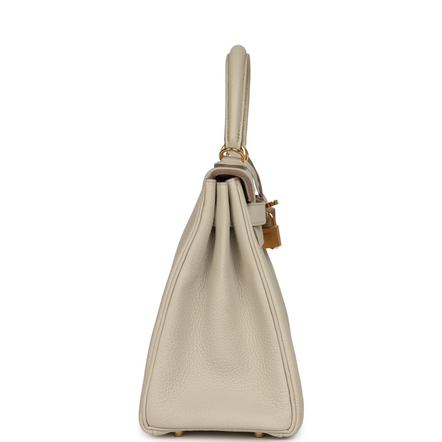 Pre-Owned Hermès Kelly Retourne 28 Beton Togo — view 4
