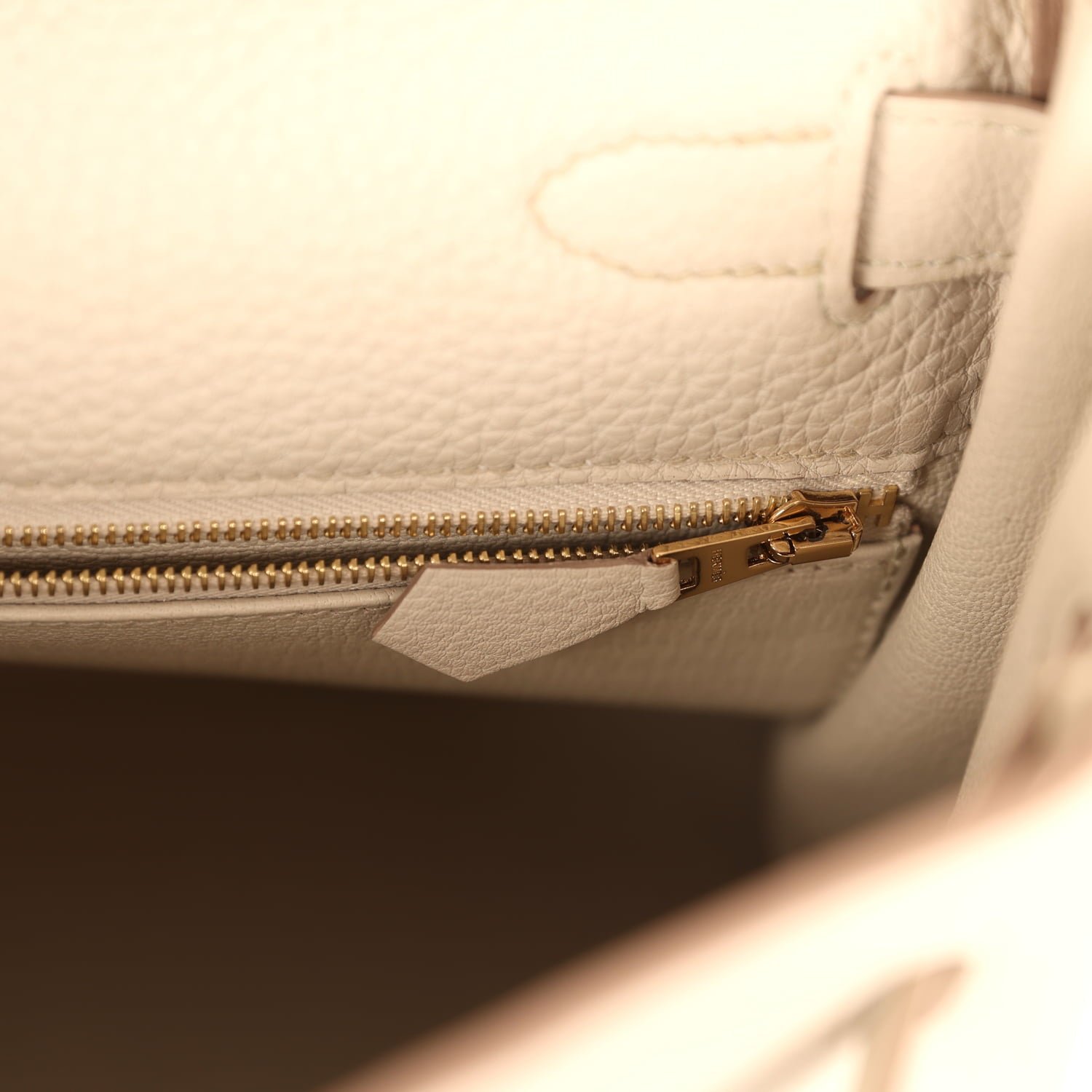 Pre-Owned Hermès Kelly Retourne 28 Beton Togo — view 9