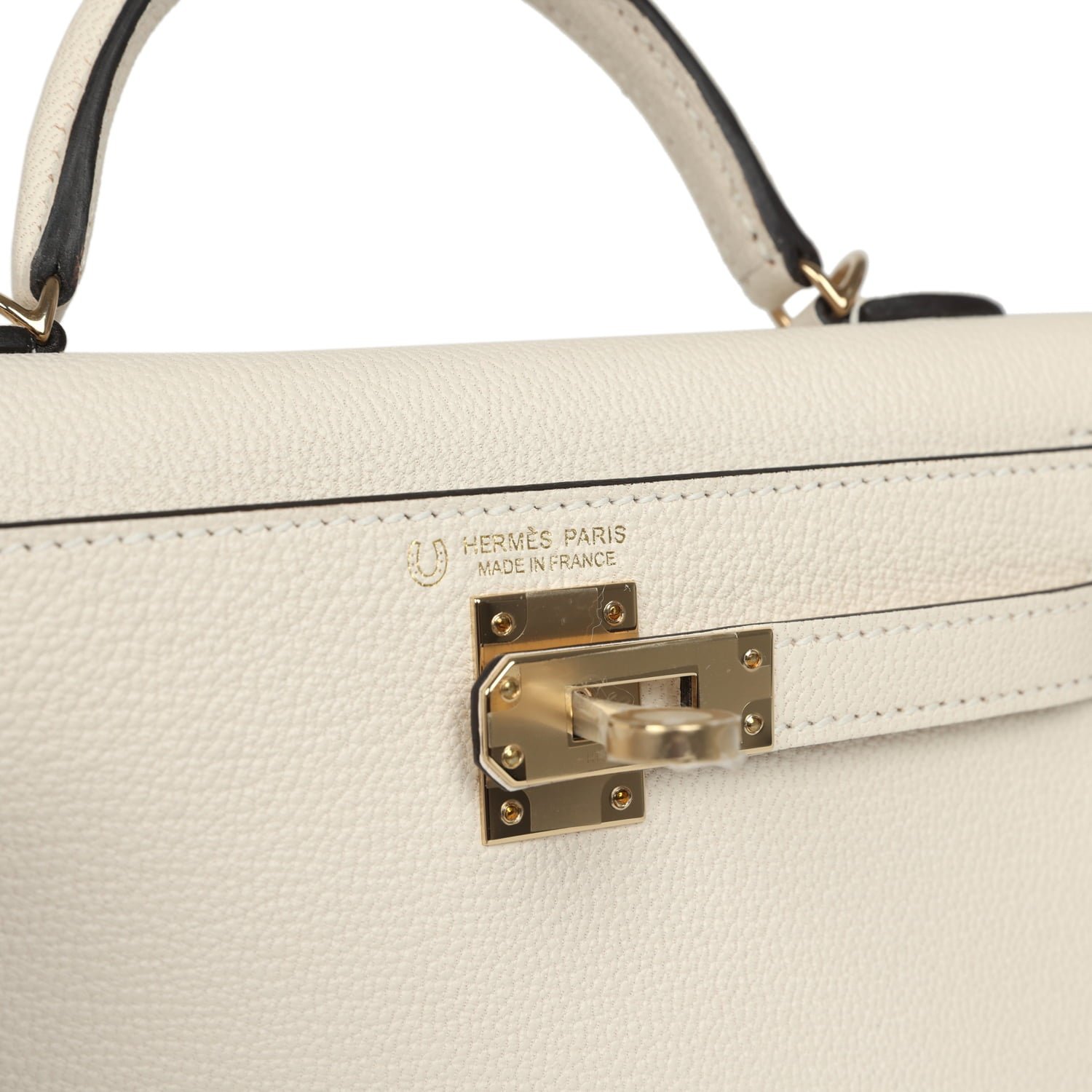 Hermès Kelly Sellier 20 Nata Chevre Mysore — view 14
