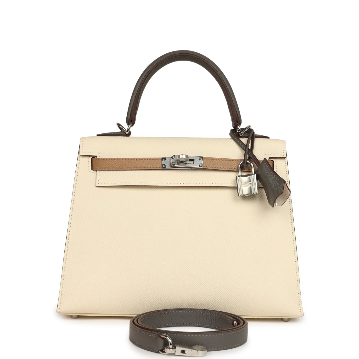 Hermès Kelly Sellier 25 Nata Epsom