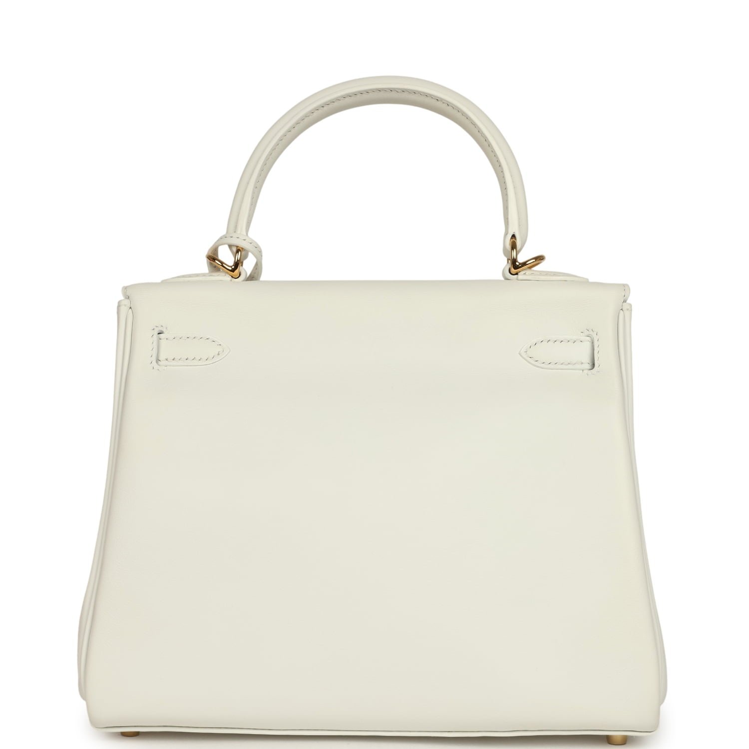 Hermès Kelly Retourne 25 New White Swift — view 5