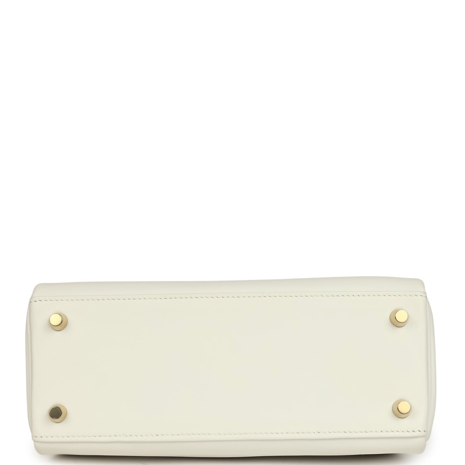 Hermès Kelly Retourne 25 New White Swift — view 6
