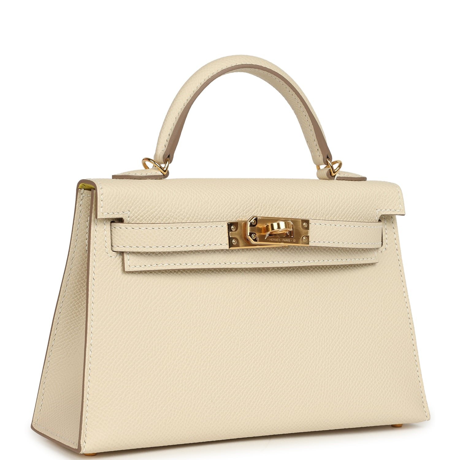 Hermès Kelly Sellier 20 Craie Epsom Gold — view 2
